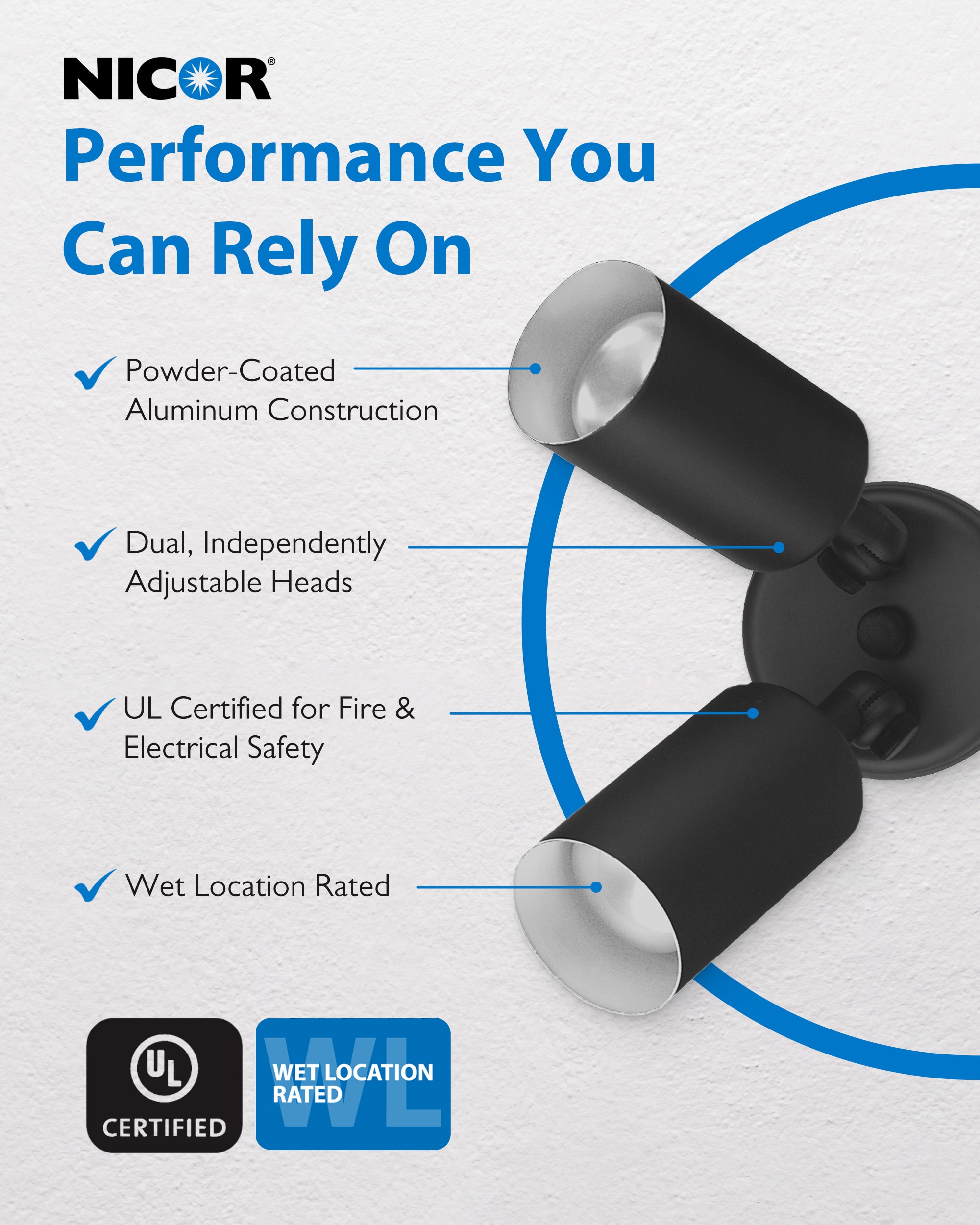 Nicor Lighting 11521 Outdoor-Wall-Lighting - View #4