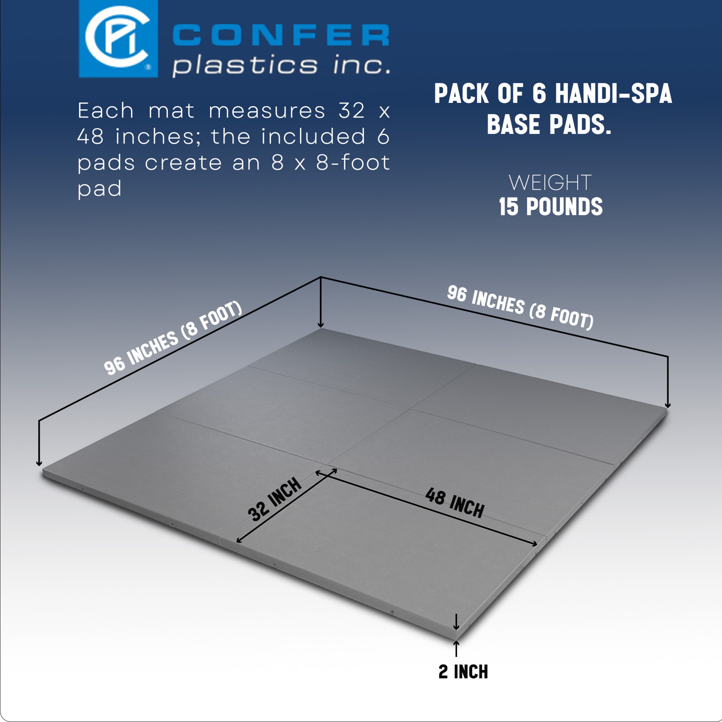 Confer 53289 Hot-Tub-Spa-Steps - View #3