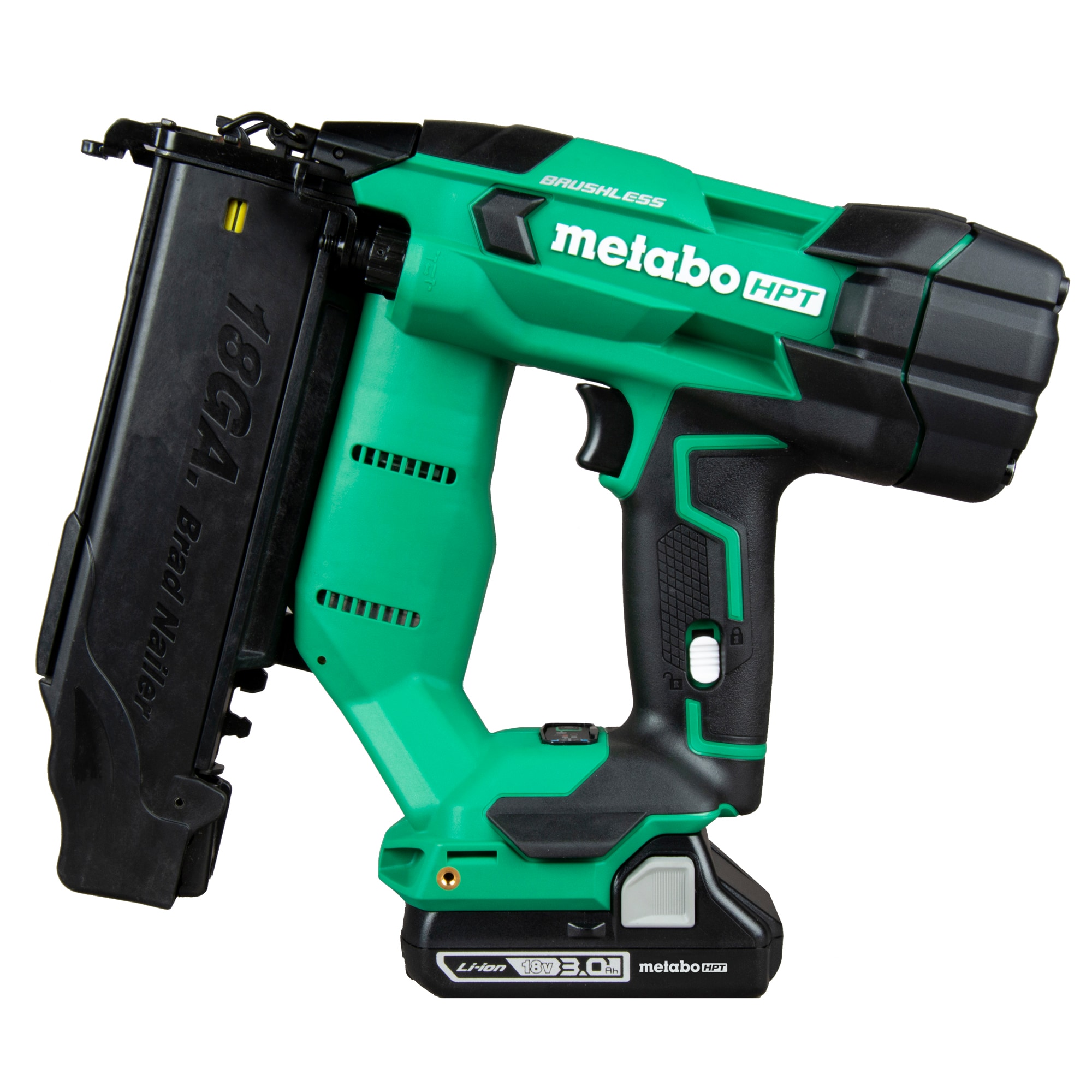 Shop Metabo HPT MultiVolt 18-Gauge 18-volt Cordless Brad Nailer With ...