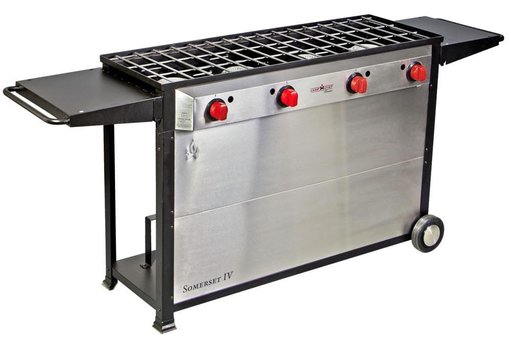 Camp Chef PRO 90X Deluxe 3-Burners Propane Push and Turn Steel Outdoor Stove  in the Outdoor Burners & Stoves department at