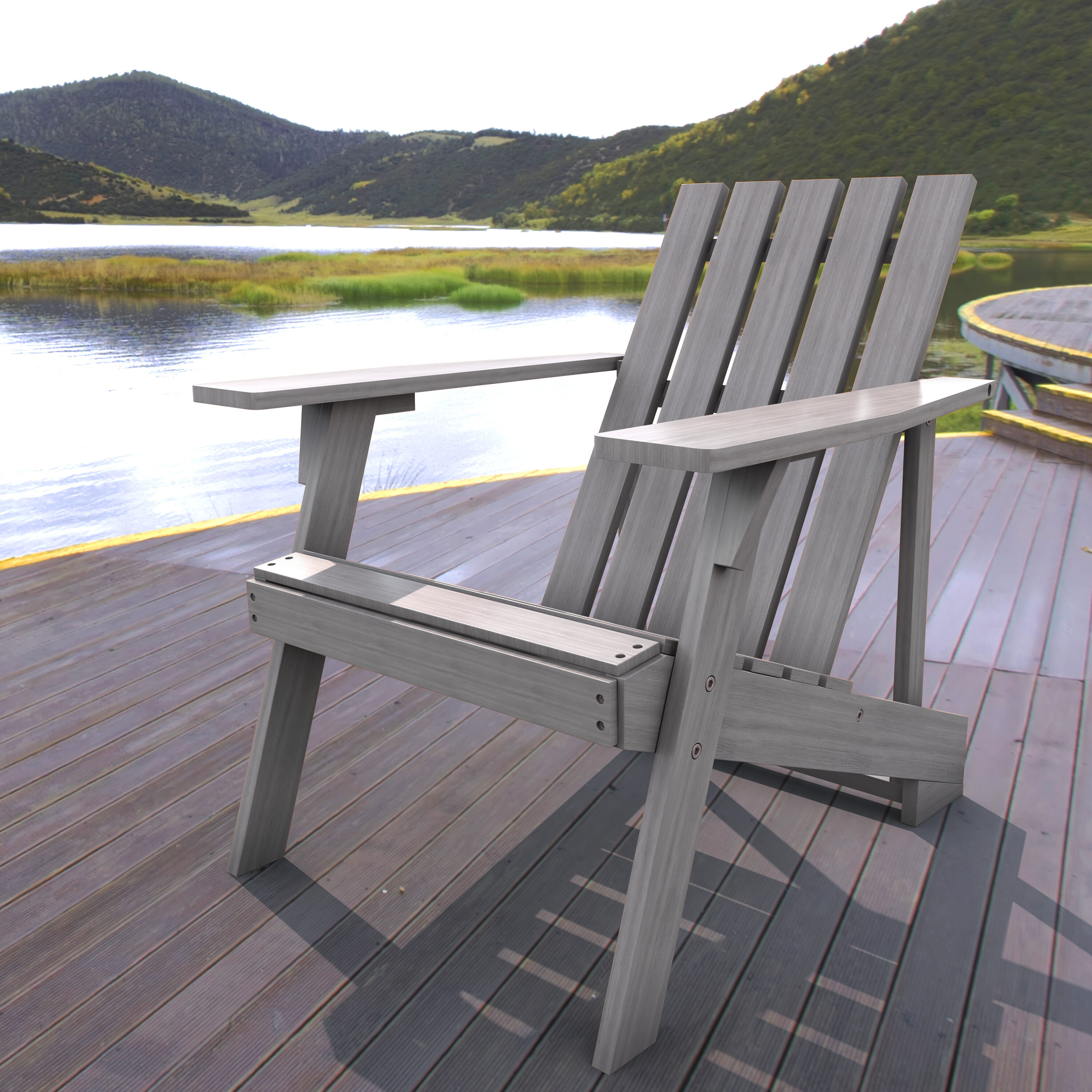JONATHAN  Y PAT1001B Patio-Chairs - View #2