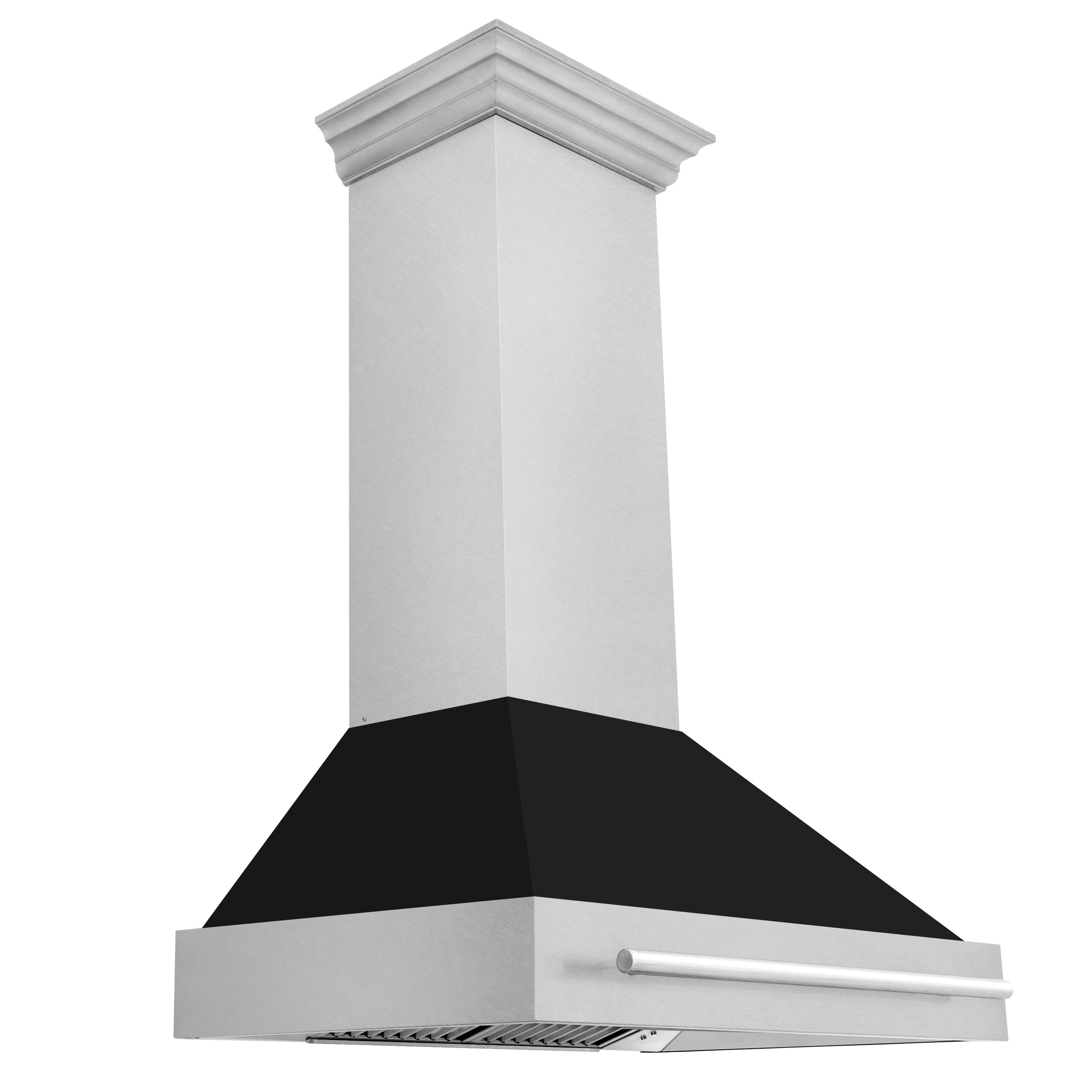 8654SNZWM36CB by Zline Kitchen and Bath - 36 in. ZLINE Autograph Edition  DuraSnow Stainless Steel Range Hood with White Matte Shell and Accented  Handle (8654SNZ-WM36) [Color: Champagne Bronze]