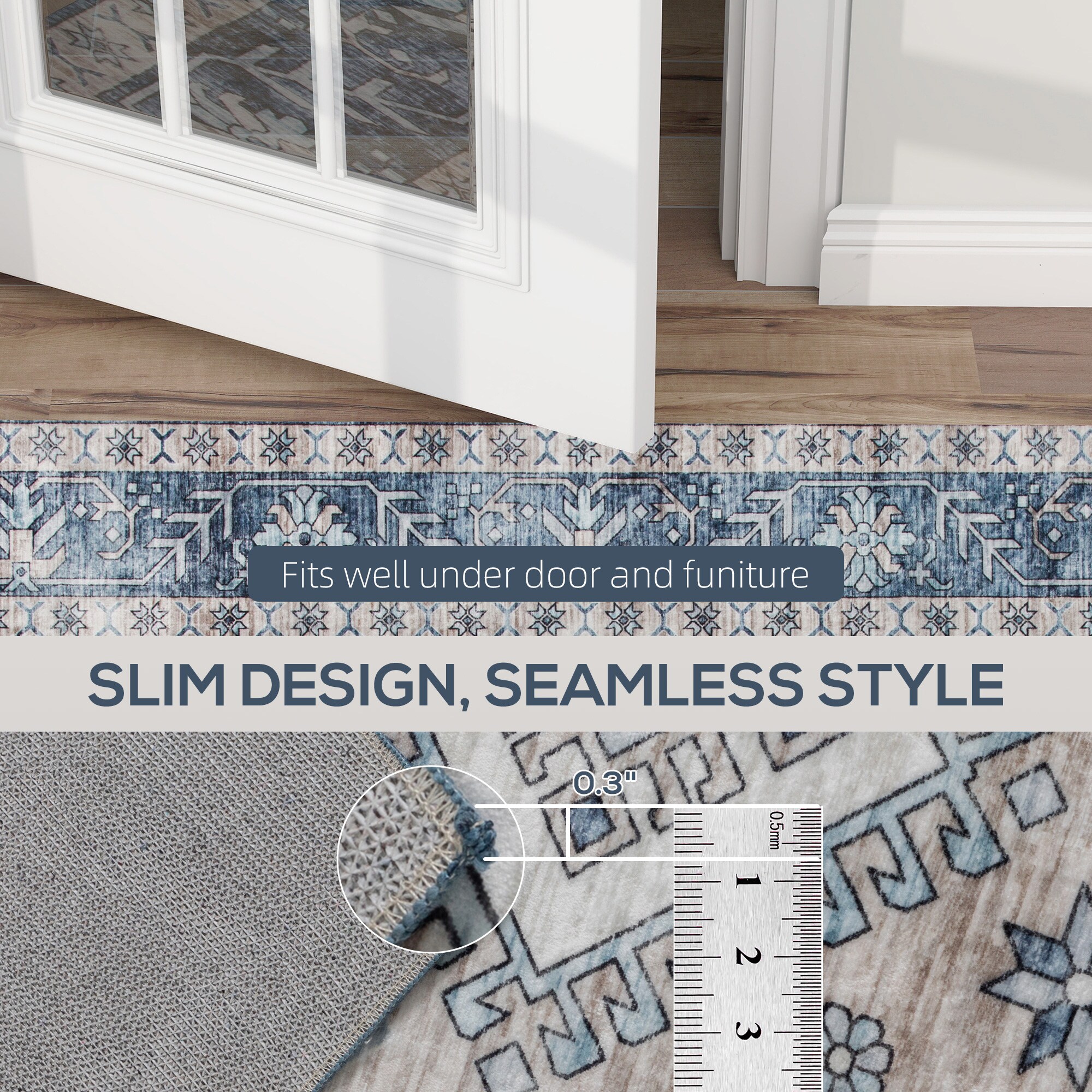 HomCom 83C-027V00BU rugs - View #7