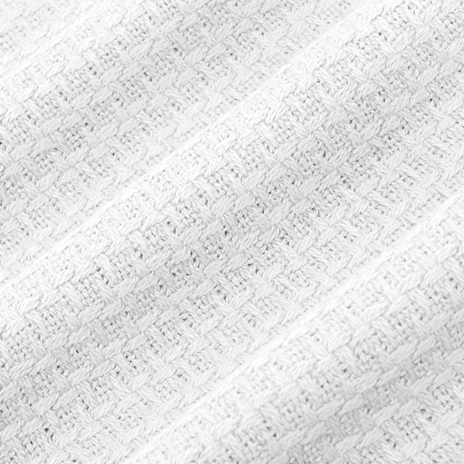 Sweet Home Collection LOW-BLGRAND-WHIT-FQ Blankets-And-Throws - View #2