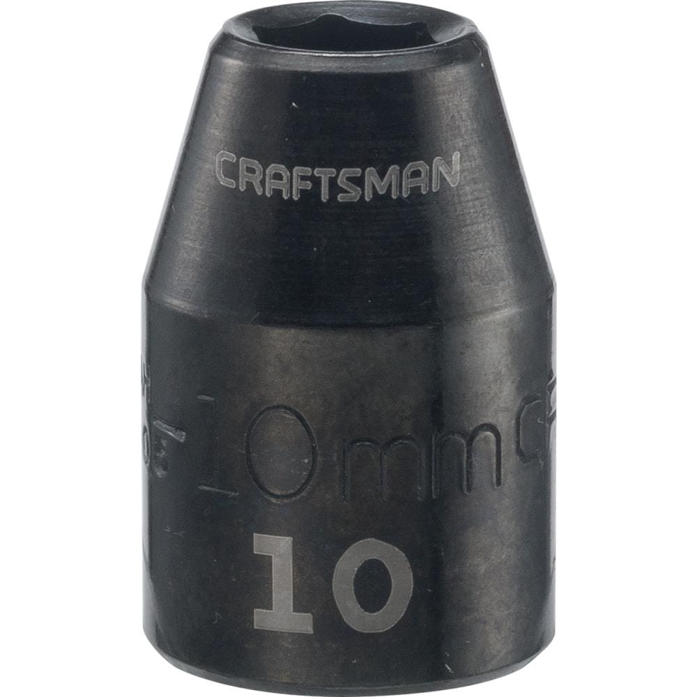 CRAFTSMAN Metric 1/2-in Drive 10mm 6-point Impact Socket Individual #CMMT13005