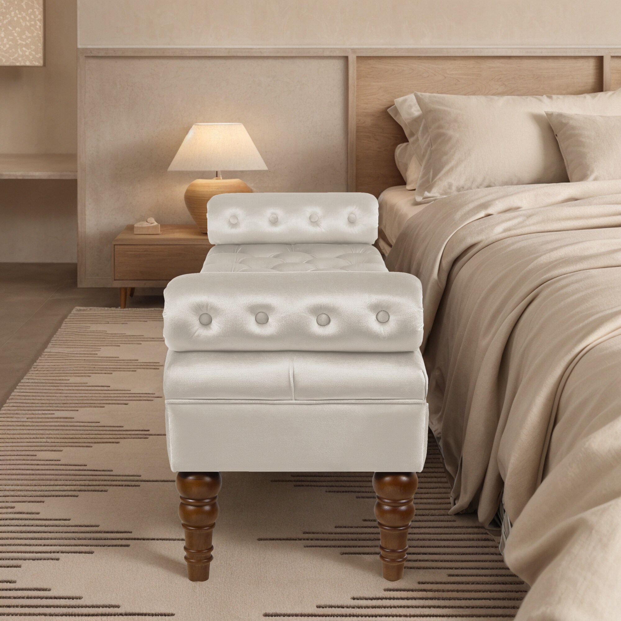 Hrinhom HC-D4116-CHAMPAGNE bench - View #3