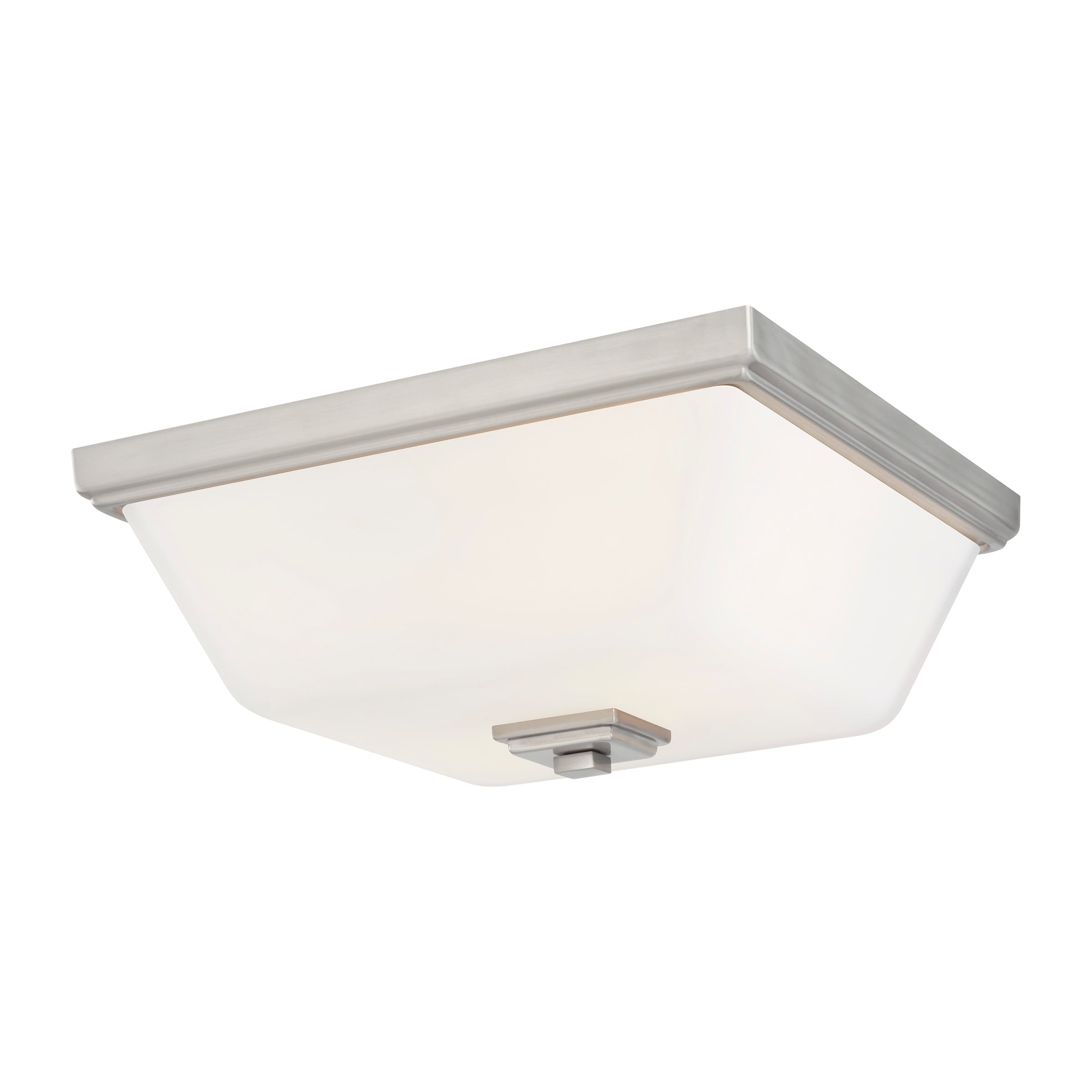 Generation Lighting 7513702EN3-962 Ellis Harper 2 -Light 13.0000-in Brushed Nickel Flush Mount Light ENERGY STAR Certified