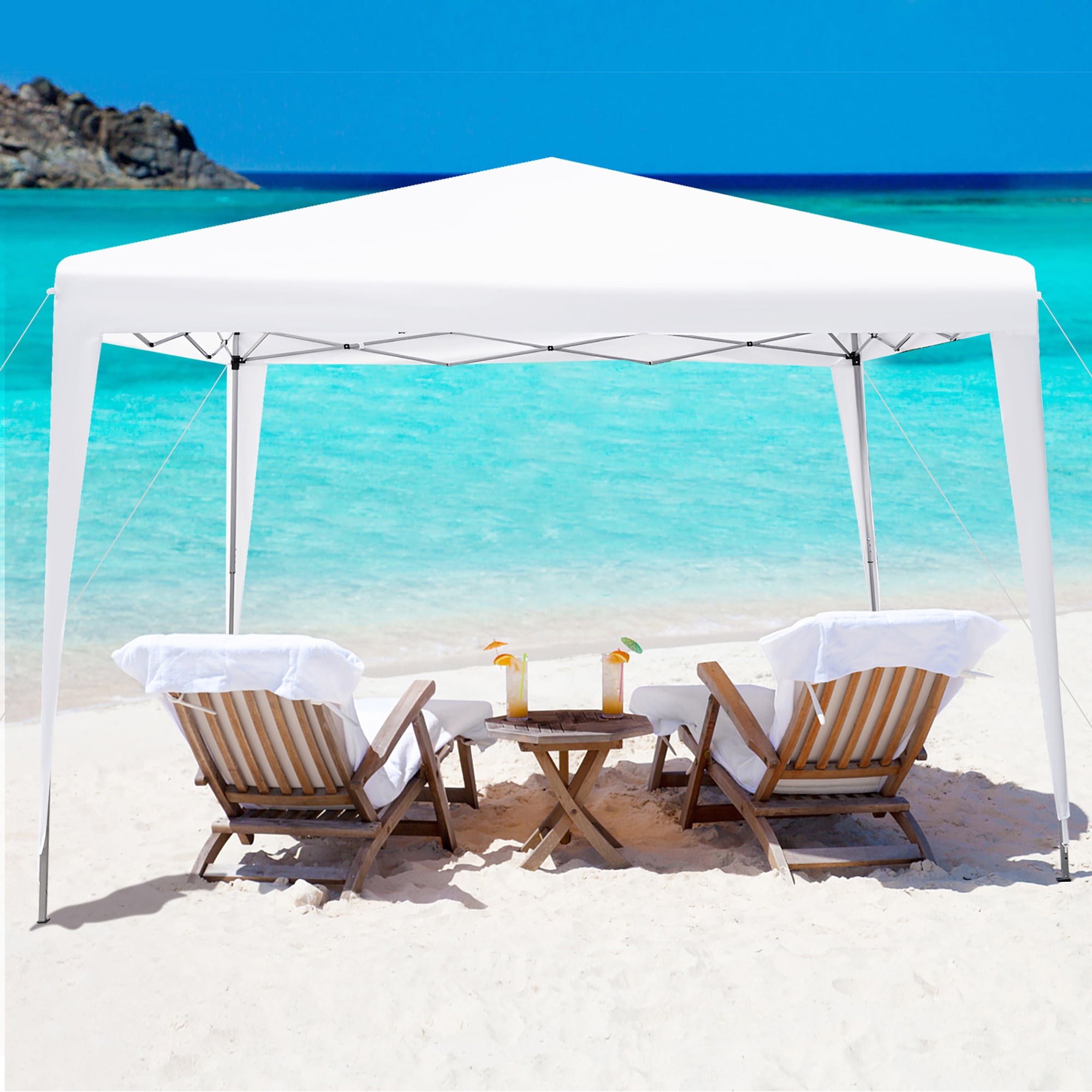 Costway NP10894WH Canopies-Sl - View #9
