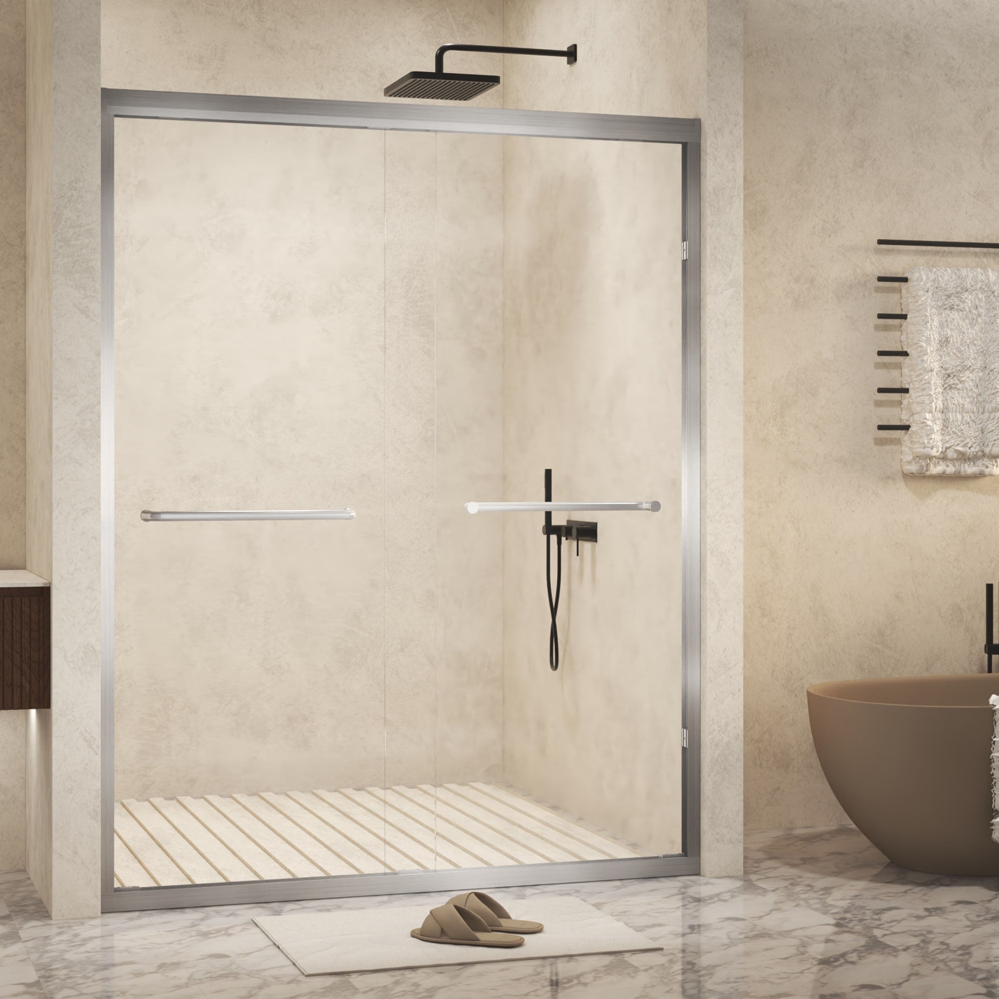 Lordear LD-AUG1012BN Shower-Doors - View #2