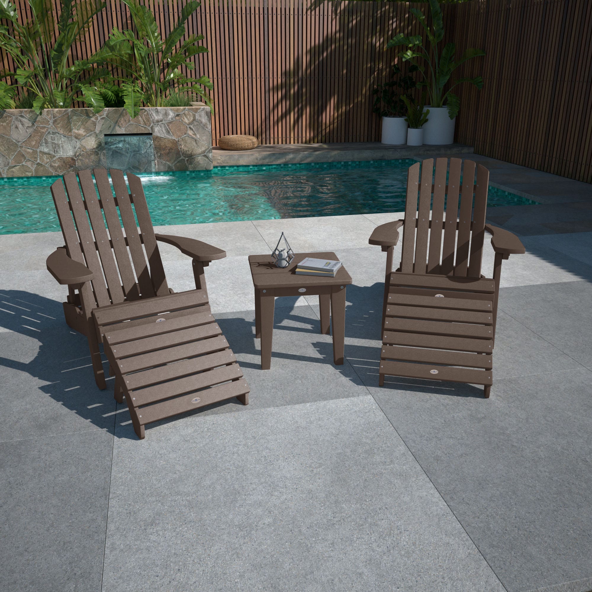 highwood BV-KT5CHL104-MBR 5 -Piece Patio Conversation Set