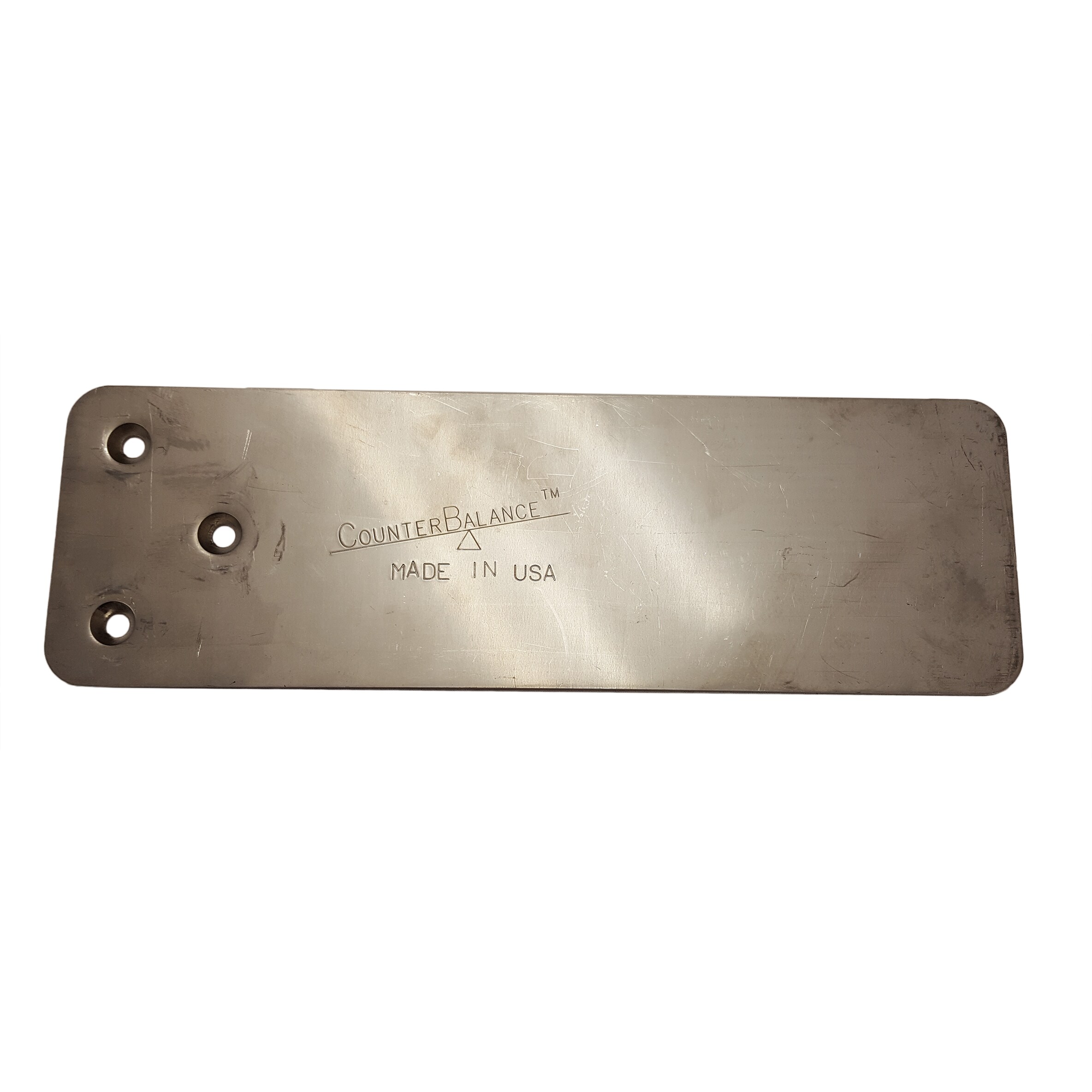 CounterBalance Counterplate XL stainless steel 11.75-in x 3.75-in x 0. ...