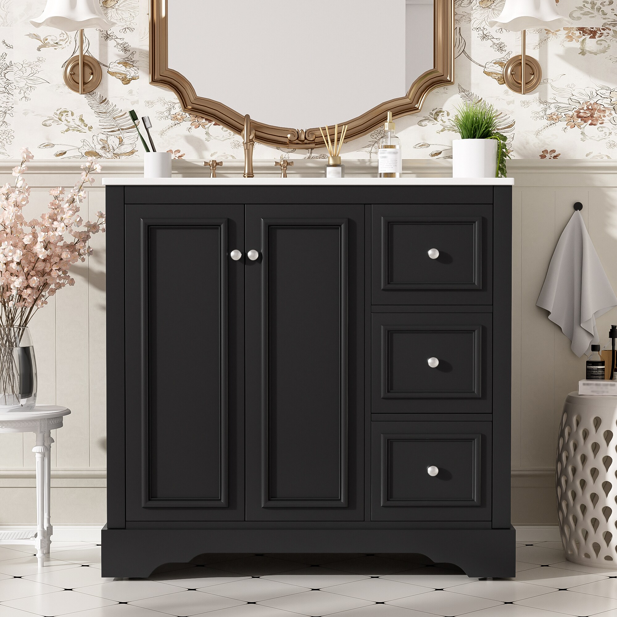 ModernLuxe L3P-N729P292966B Bath-Vanity-Combo - View #2