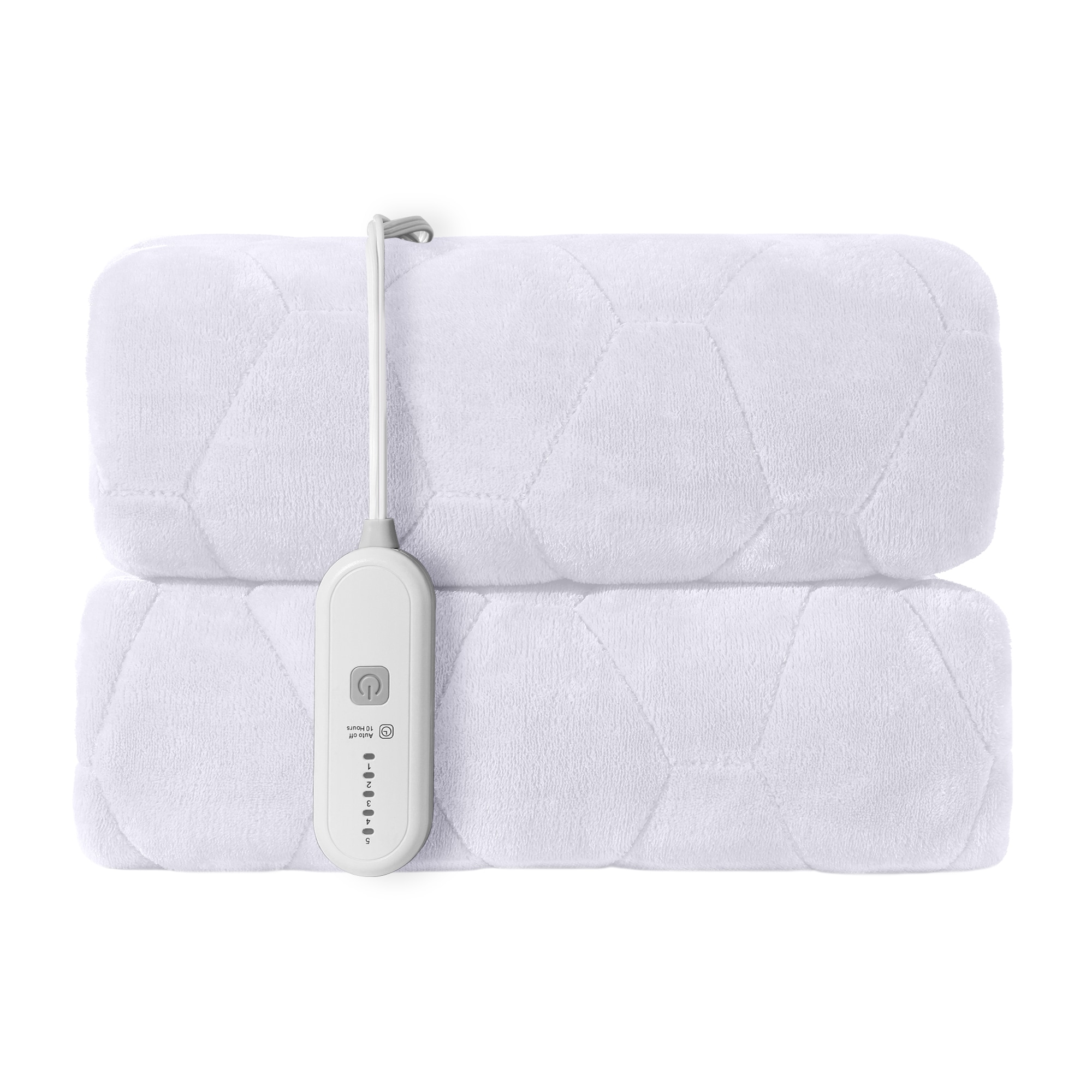 JEAREY JE-YHFG-BK-CK Heated Mattress Pad 16 D Polyester King Hypoallergenic Mattress pad