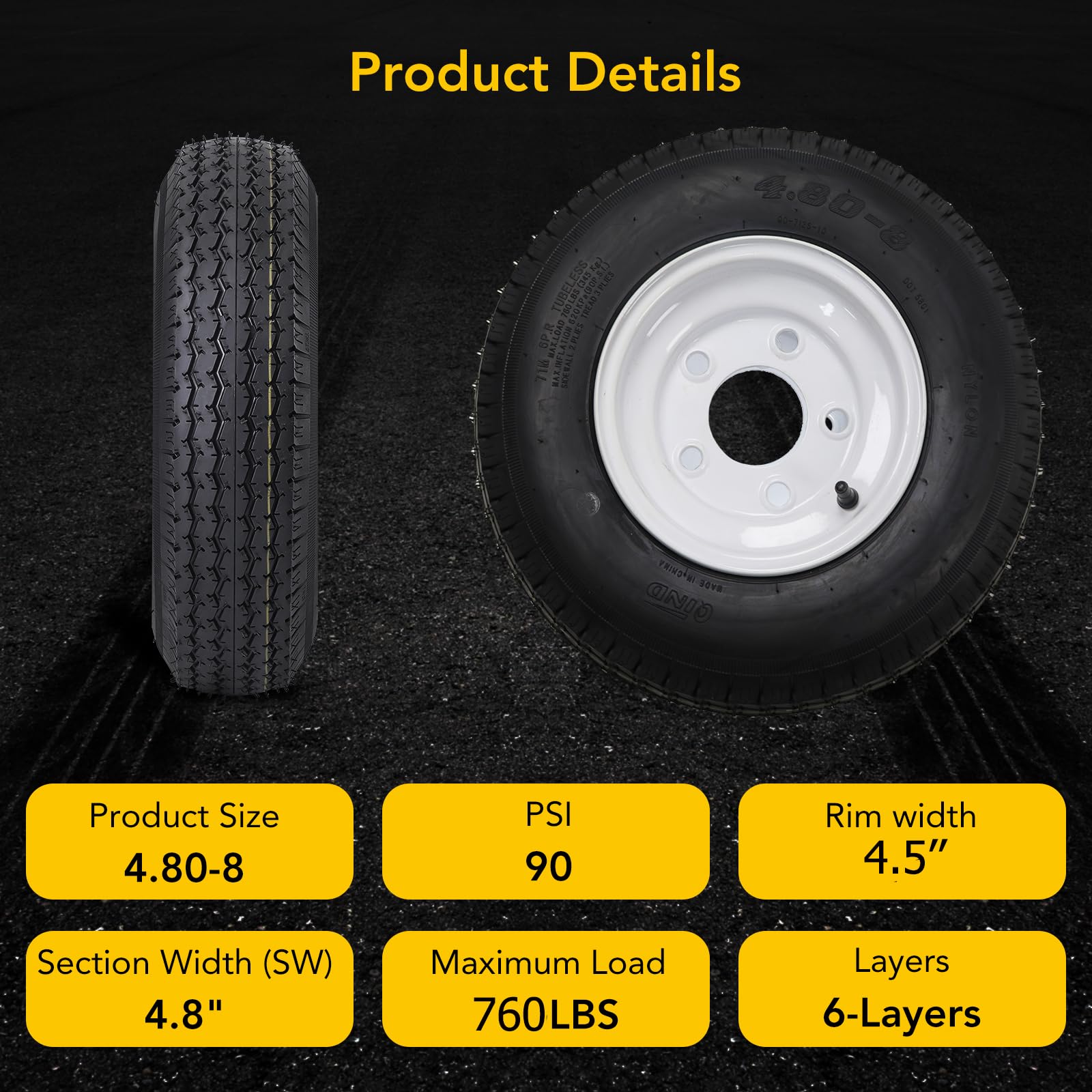 Garvee WGPAU-0I7V2QFH Ope-Wheels-And-Tires - View #3