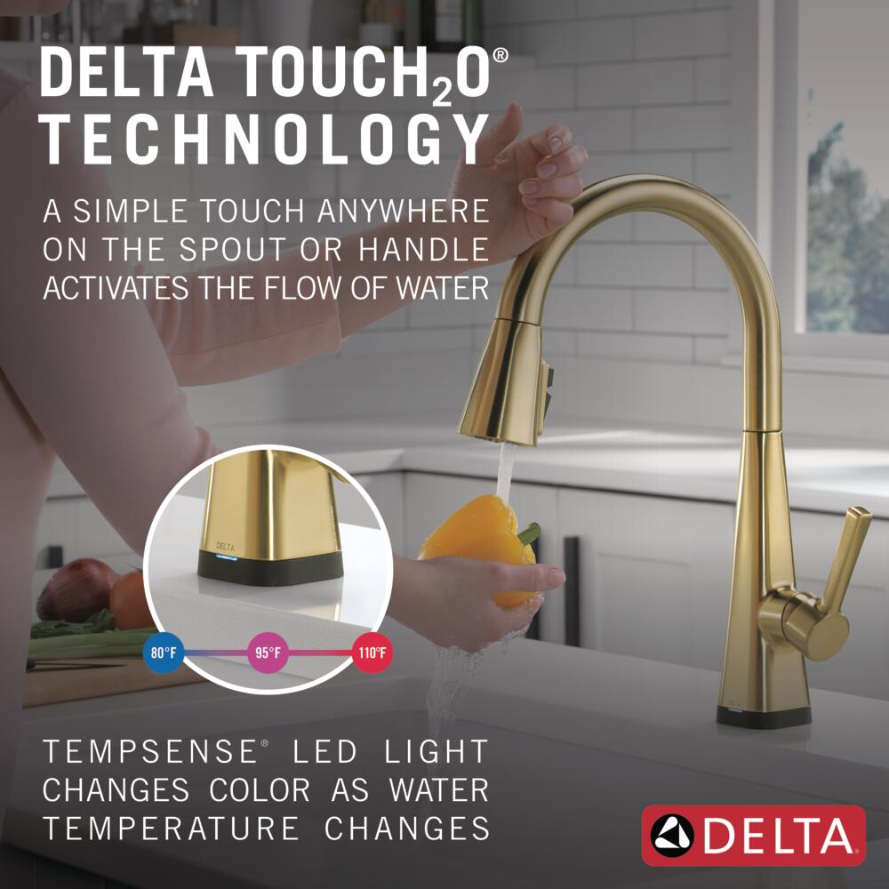 Delta 19802TZ-GB-DST Kitchen-Faucets - View #2