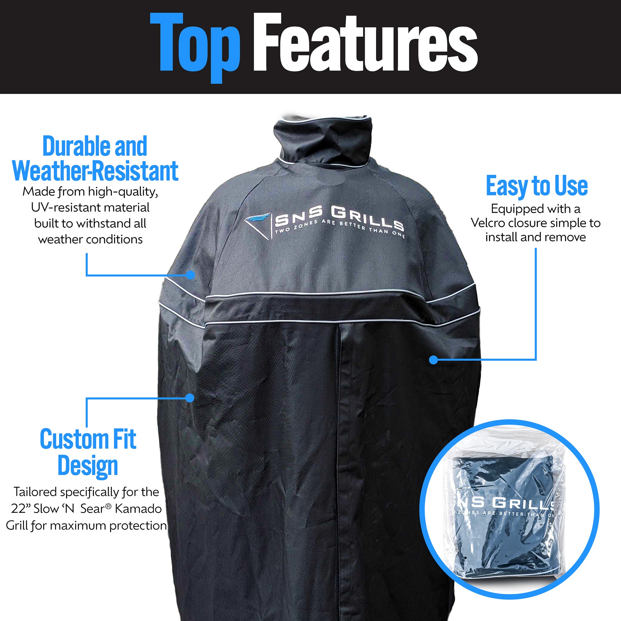 Slow 'N Sear KAM COV Grill-Covers - View #2
