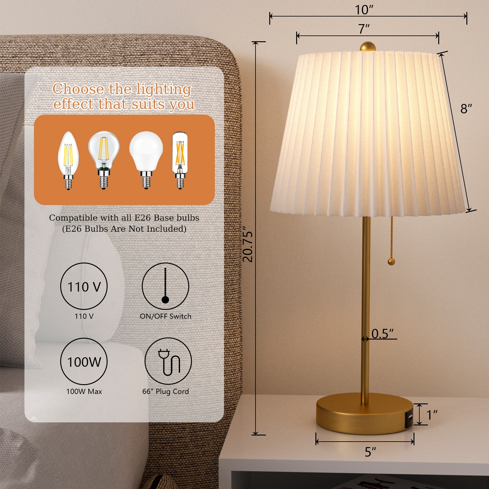 Maxax T230-GD Table-Lamps - View #5