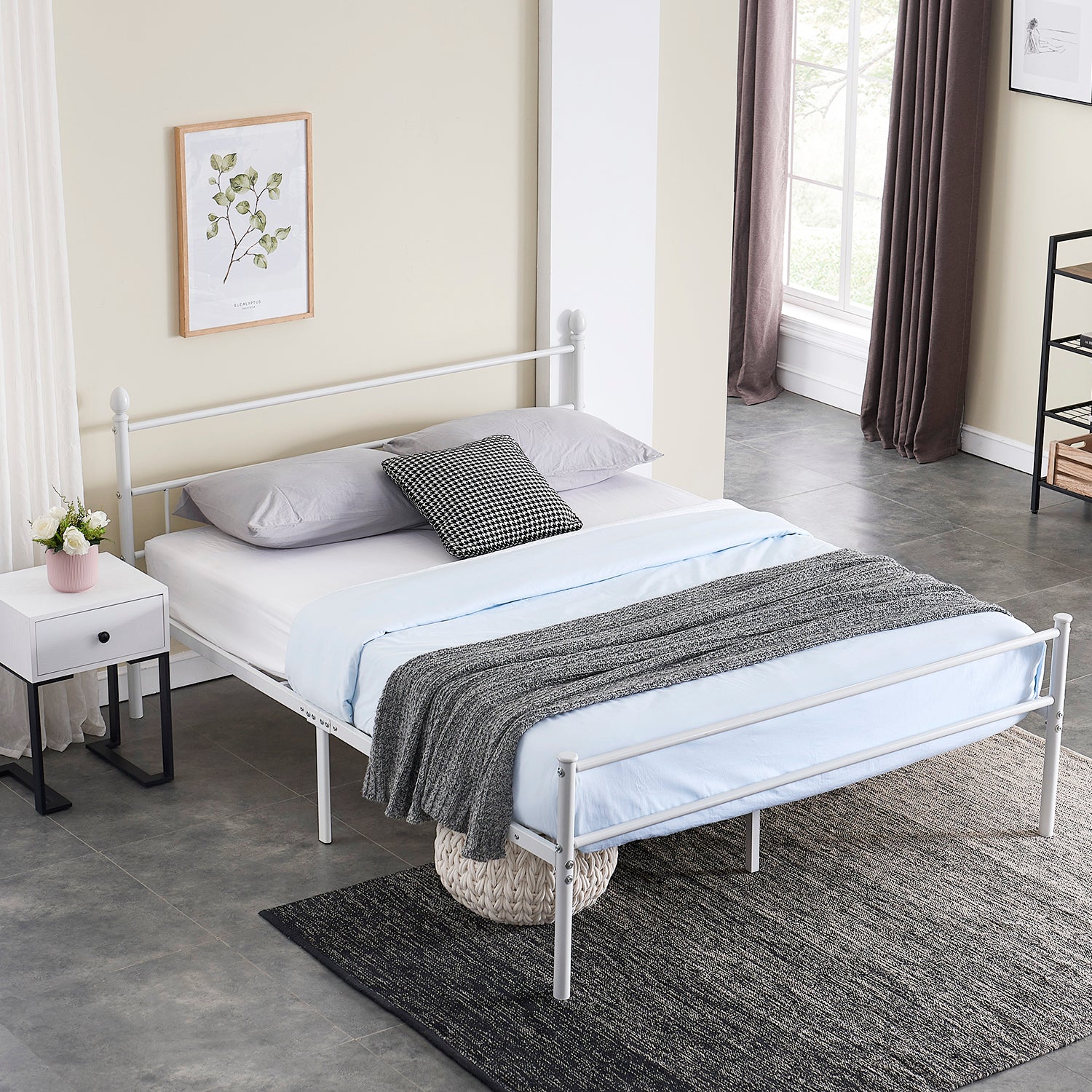 Vecelo LOE-YT-Q03-WHITE beds - View #2