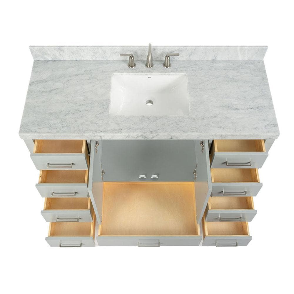 ARIEL A055S-CWR-GRY Bath-Vanity-Combo - View #4