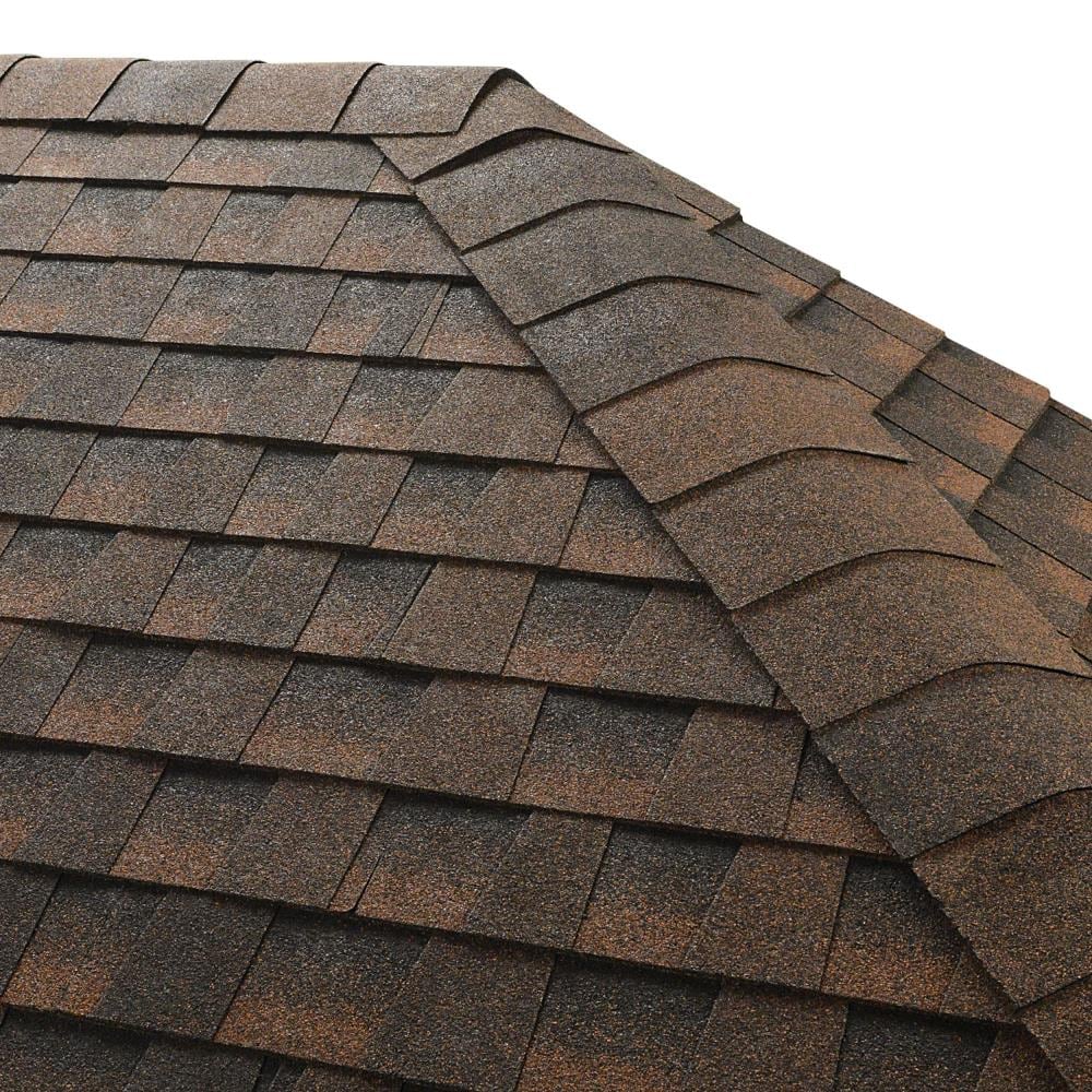 GAF Seal-A-Ridge Hickory Hip and Ridge Roof Shingles (25-lin ft per Bundle)