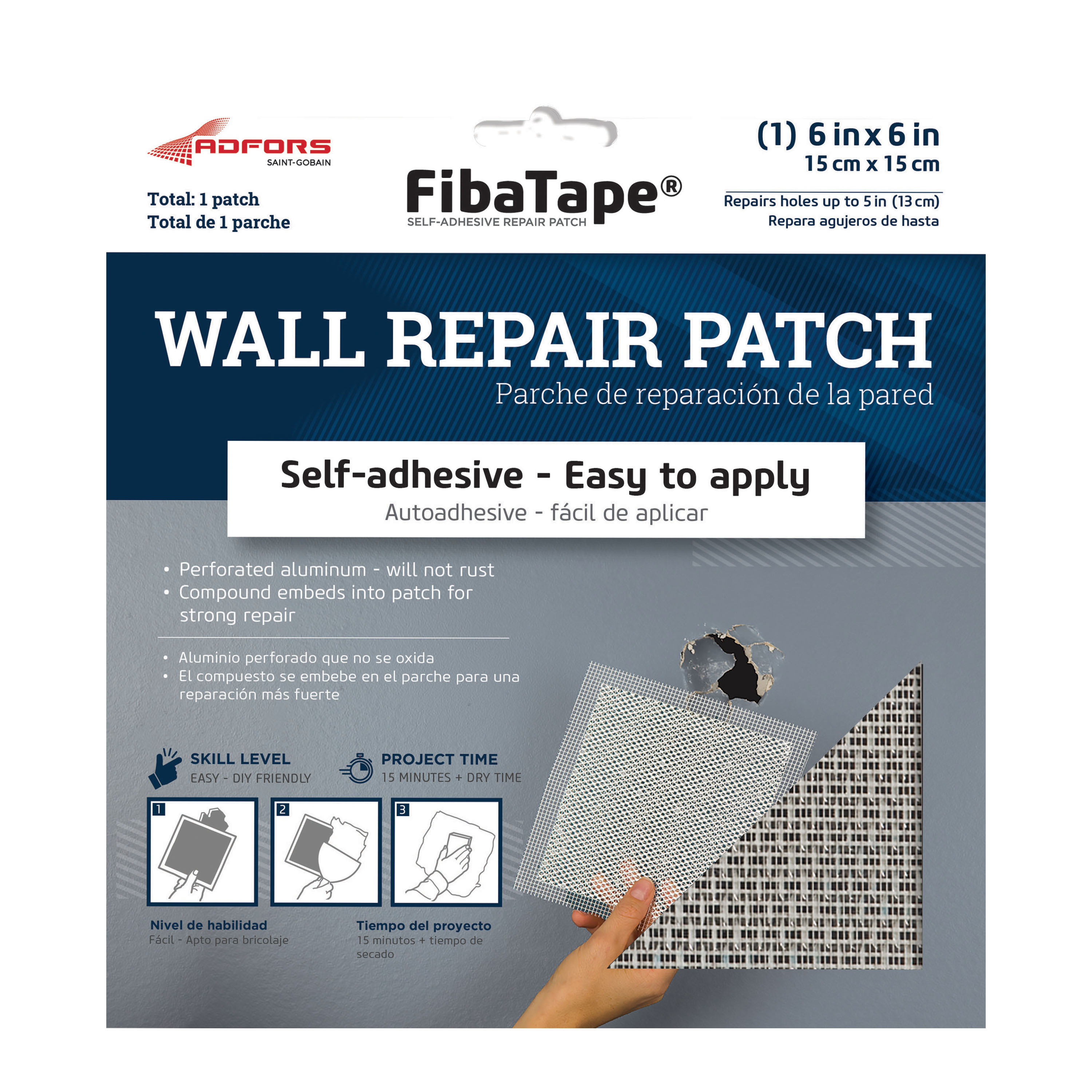 Mesh Wall Repair Patch Adhesive Fix Net Drywall Hole Ceiling Plaster Damage  Aluminum Plate 4/6/