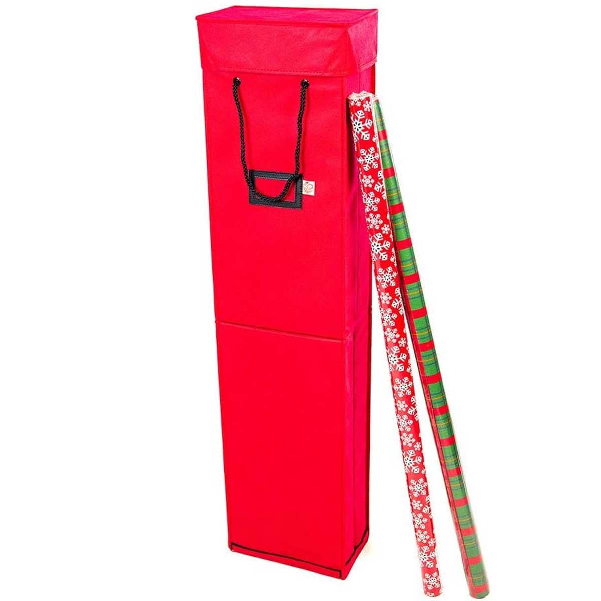 Aoibox LABGS2916 Gift Wrapping Paper Storage Containers Holds 12 40-Inch Rolls Stores Laying Down Underbed or Standing up in Closets Extra Compartment for Gift Wrap Accessories