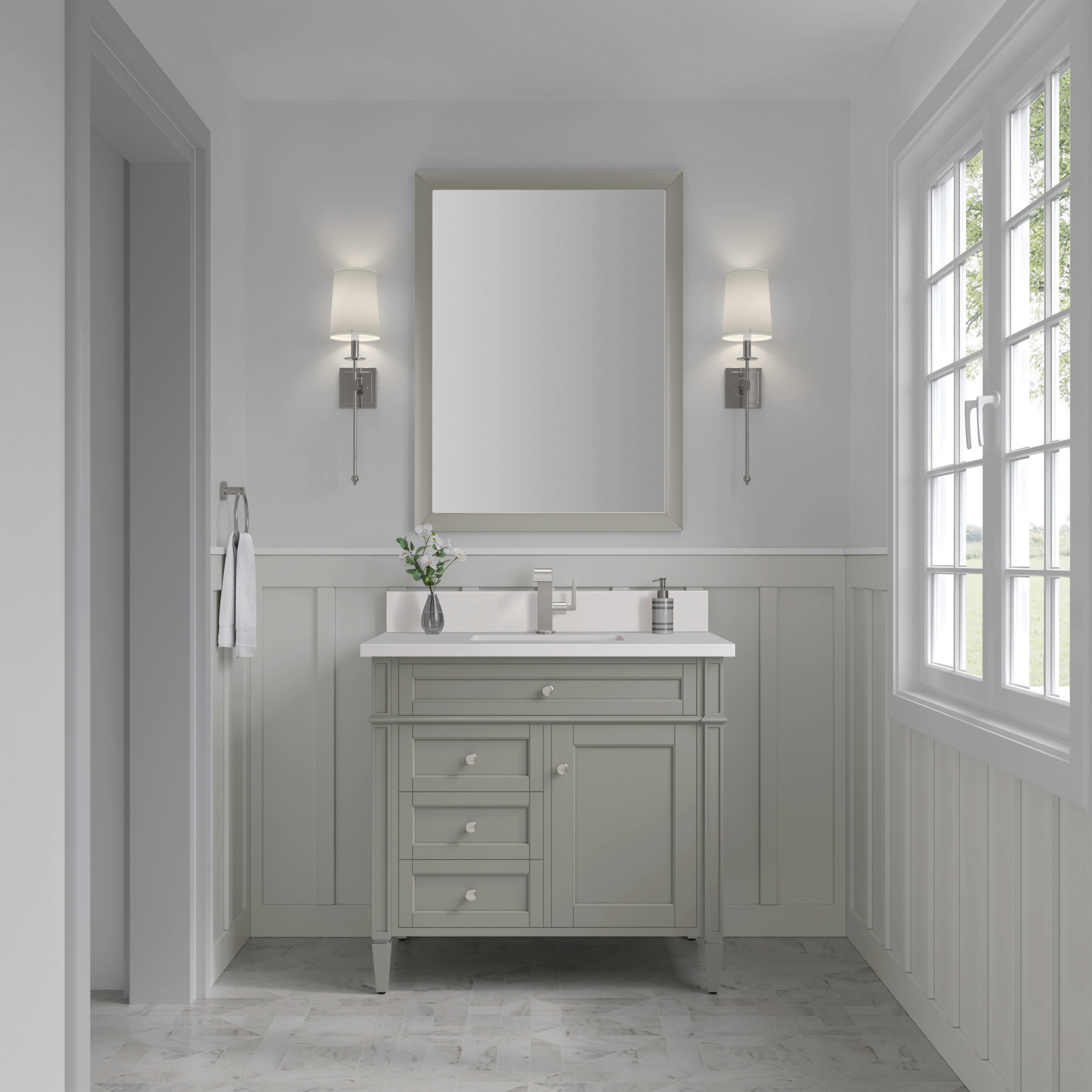 James Martin Vanities 650-V36-UGR-1WZ Bath-Vanity-Combo - View #2