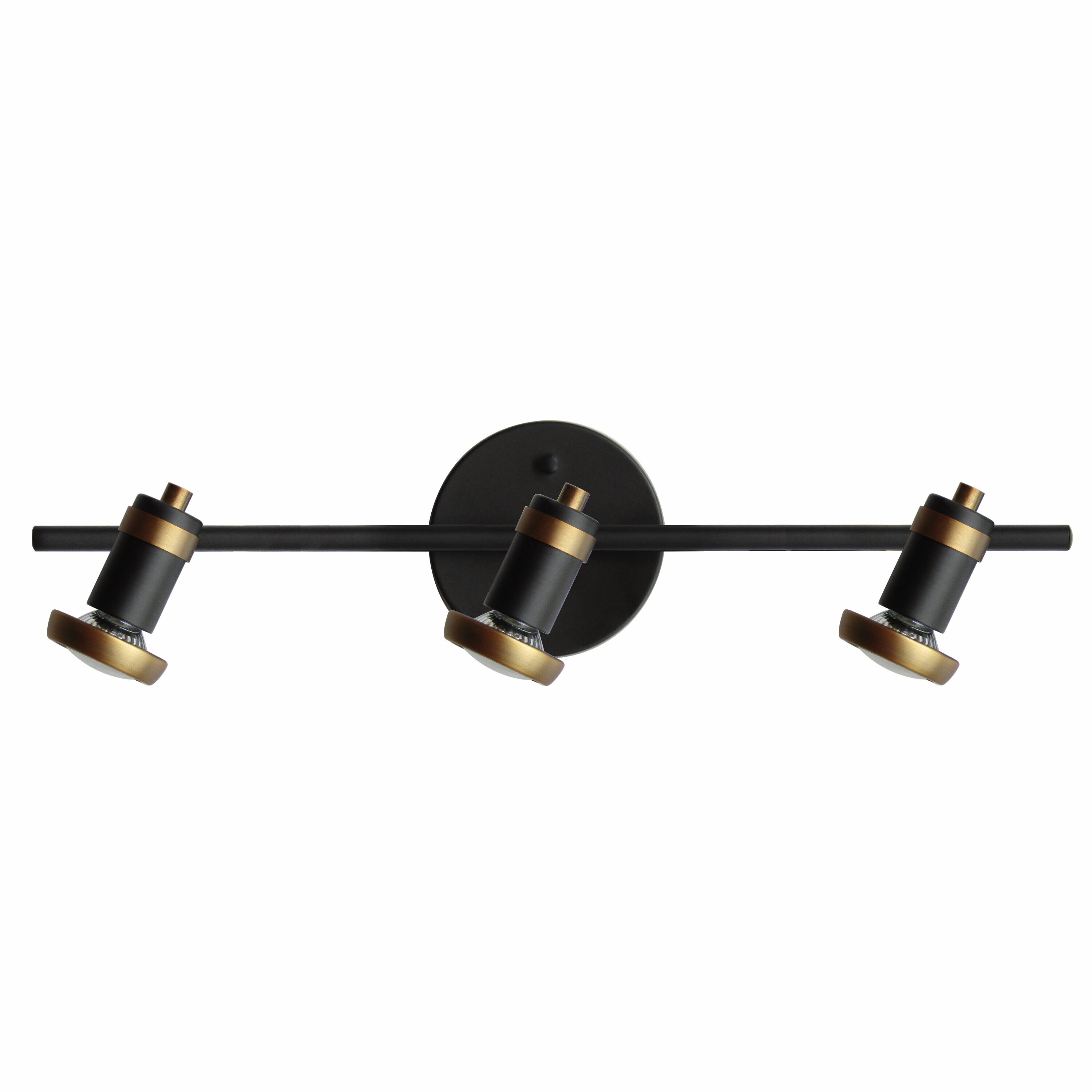 Whitfield Lighting TP391-3BKNG Sheldon 3 -Light 4.75-in Matte Black Flush Mount Light