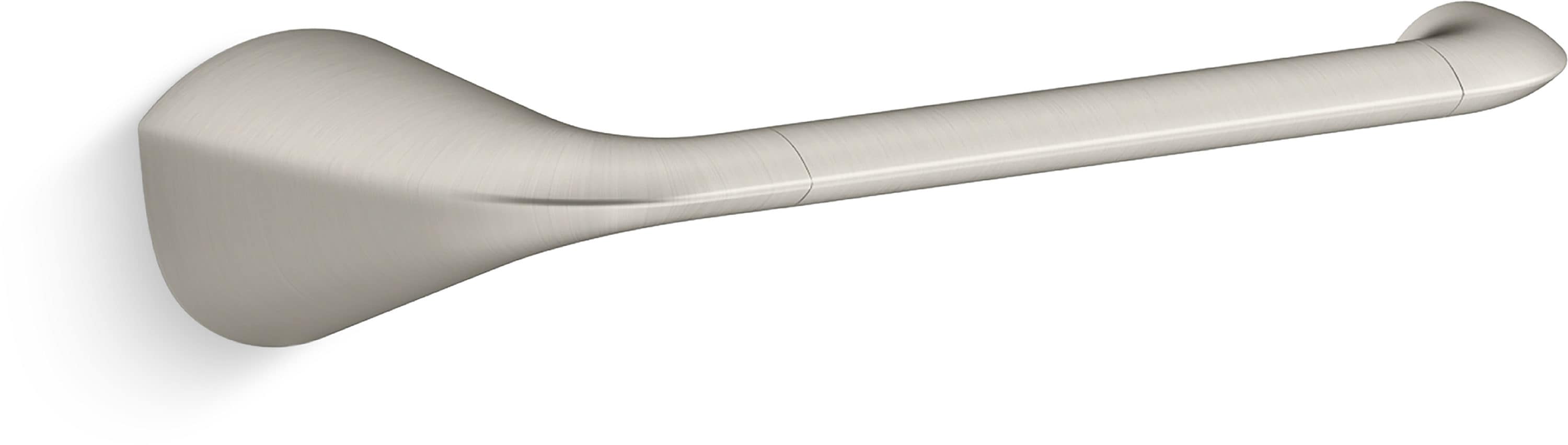 KOHLER R31183-BN Avail Vibrant Brushed Nickel Wall mount Single post Toilet Paper Holder 1 -Rolls with Storage