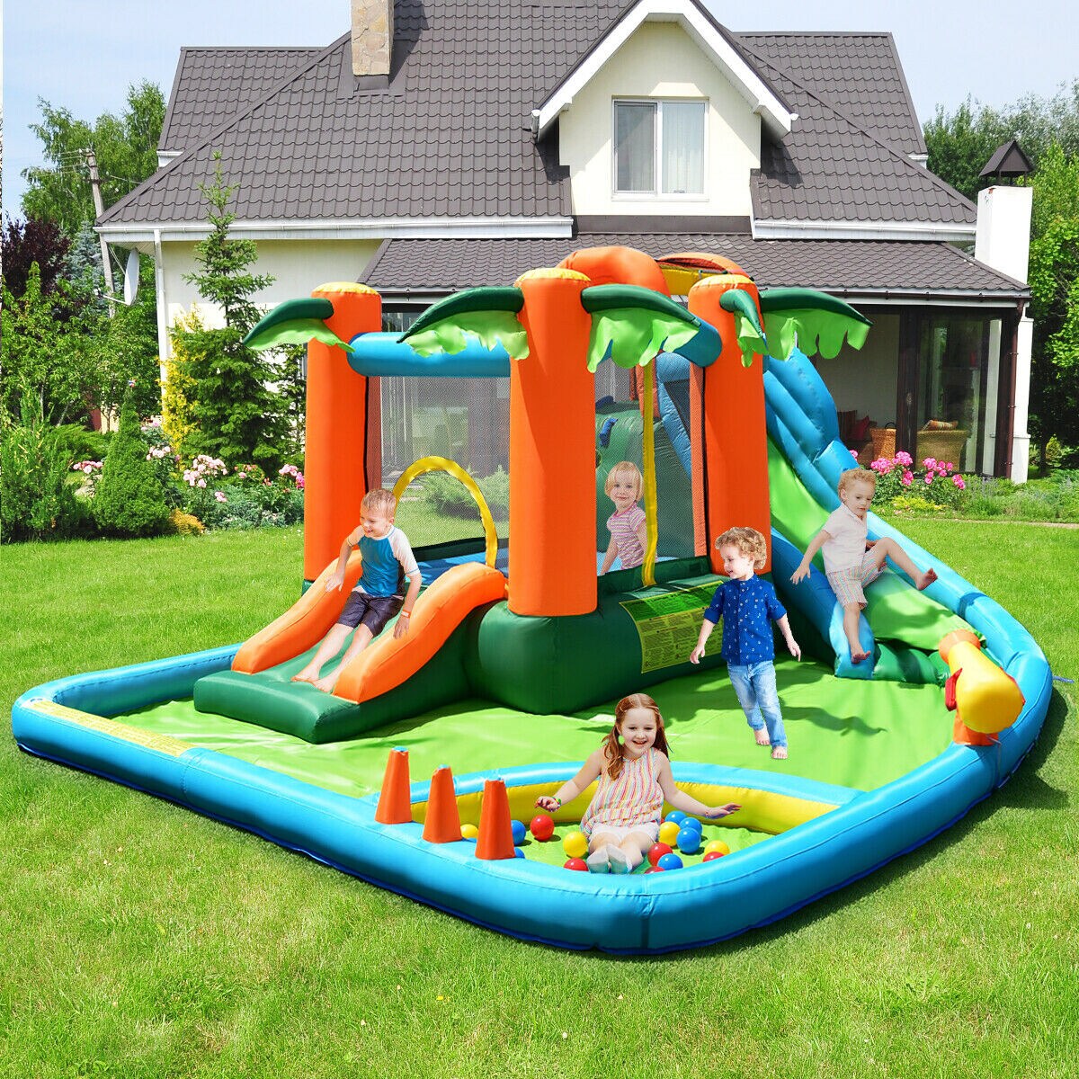 Slickblue D-CO-75007PO Bounce-Houses - View #2