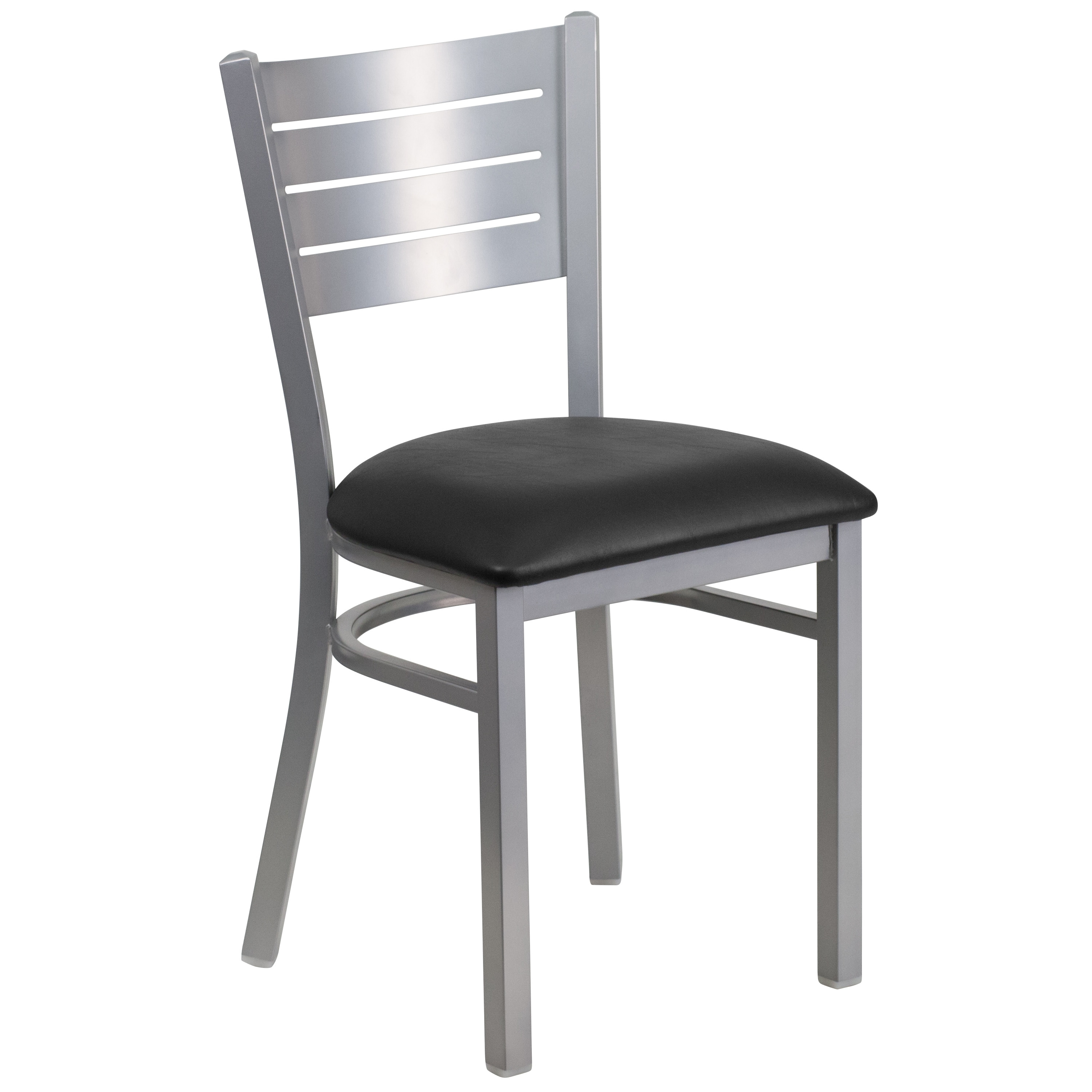 Flash Furniture 847254084284 Contemporary/Modern Vinyl Upholstered Dining Side Chair (Metal Frame)