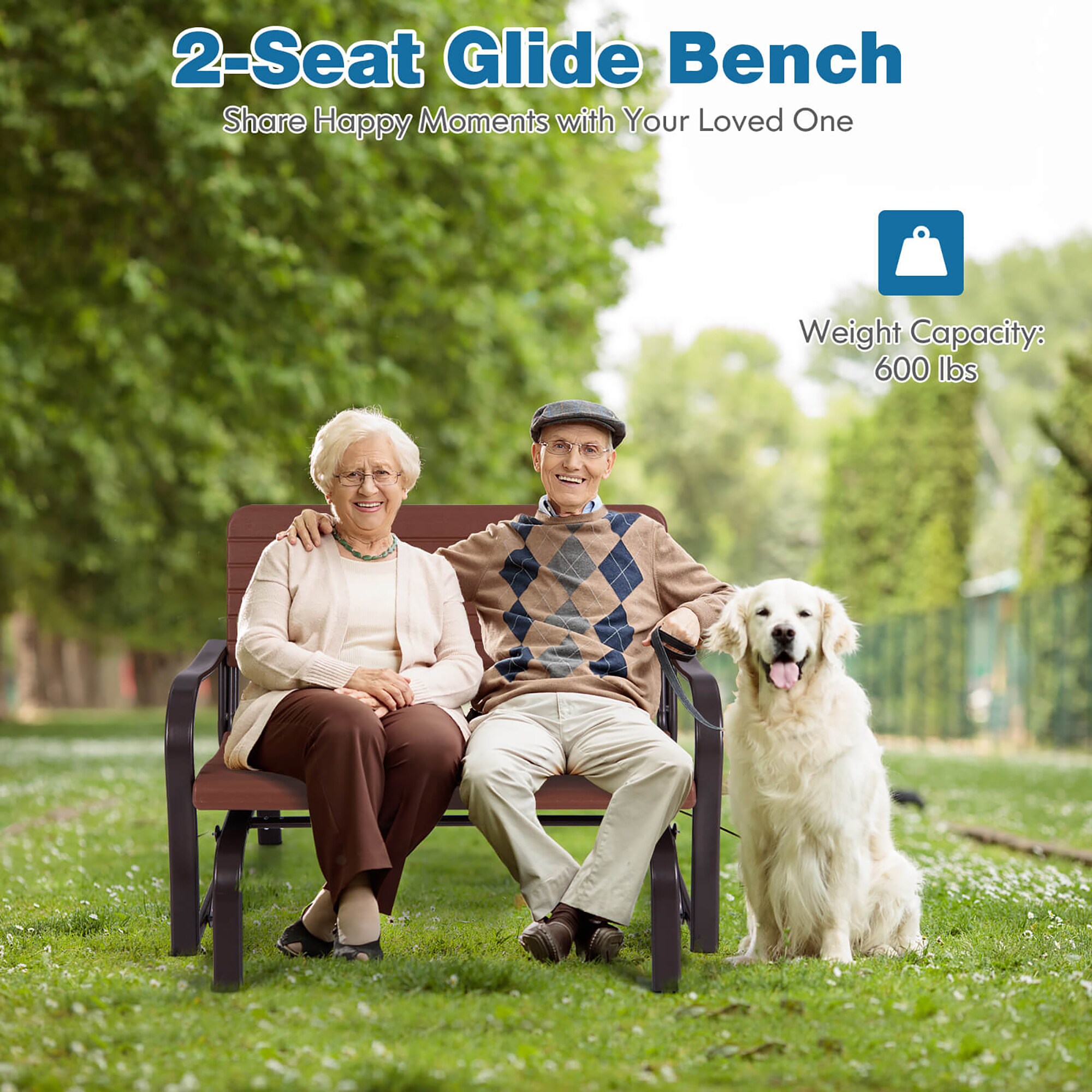 Costway HCST01842 Swing-Gliders - View #6
