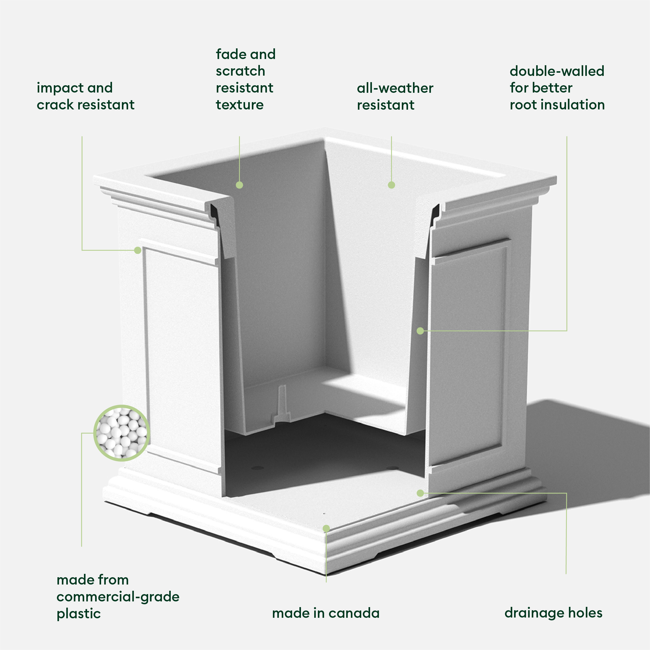 Veradek BXVCB20W Planter-Window-Box - View #2