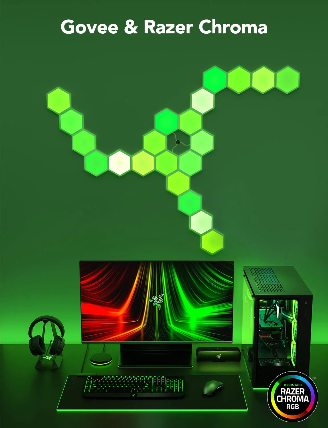 Govee 0.71-in Accent Lighting Smart Effect Lights LED Light in the Novelty  Lights department at