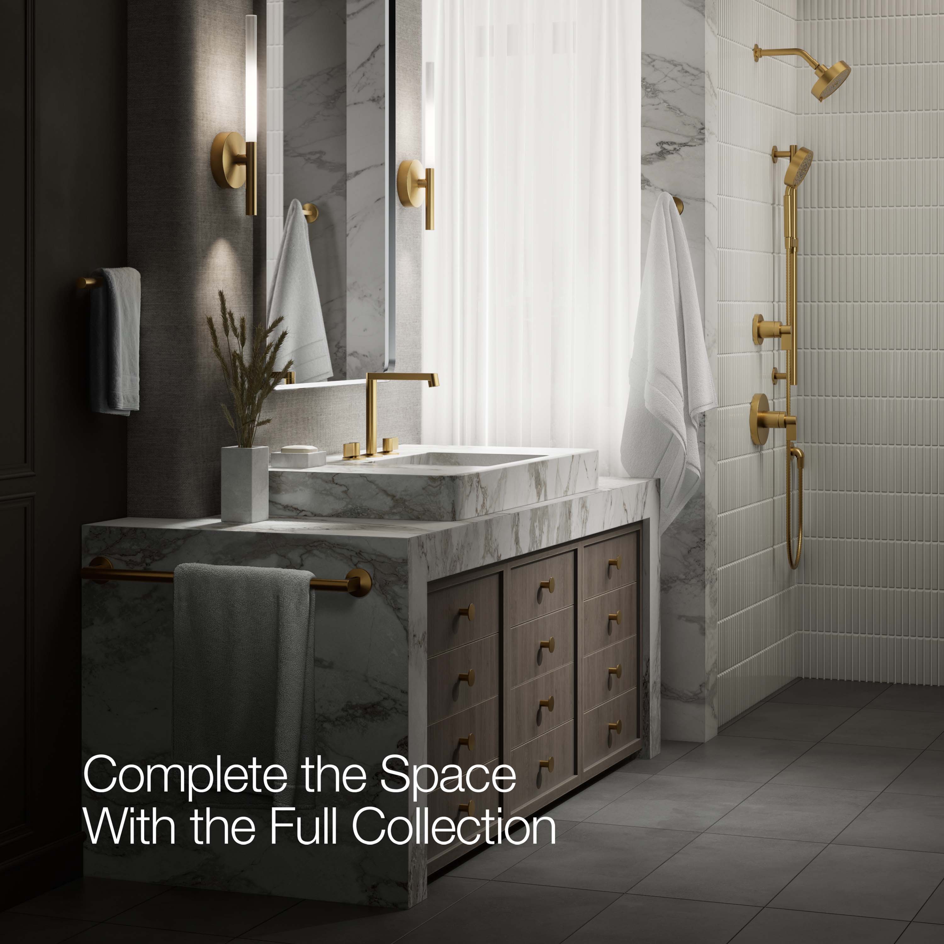 KOHLER K-77974-4-2MB Faucet-Tub-Shower-Handles - View #7