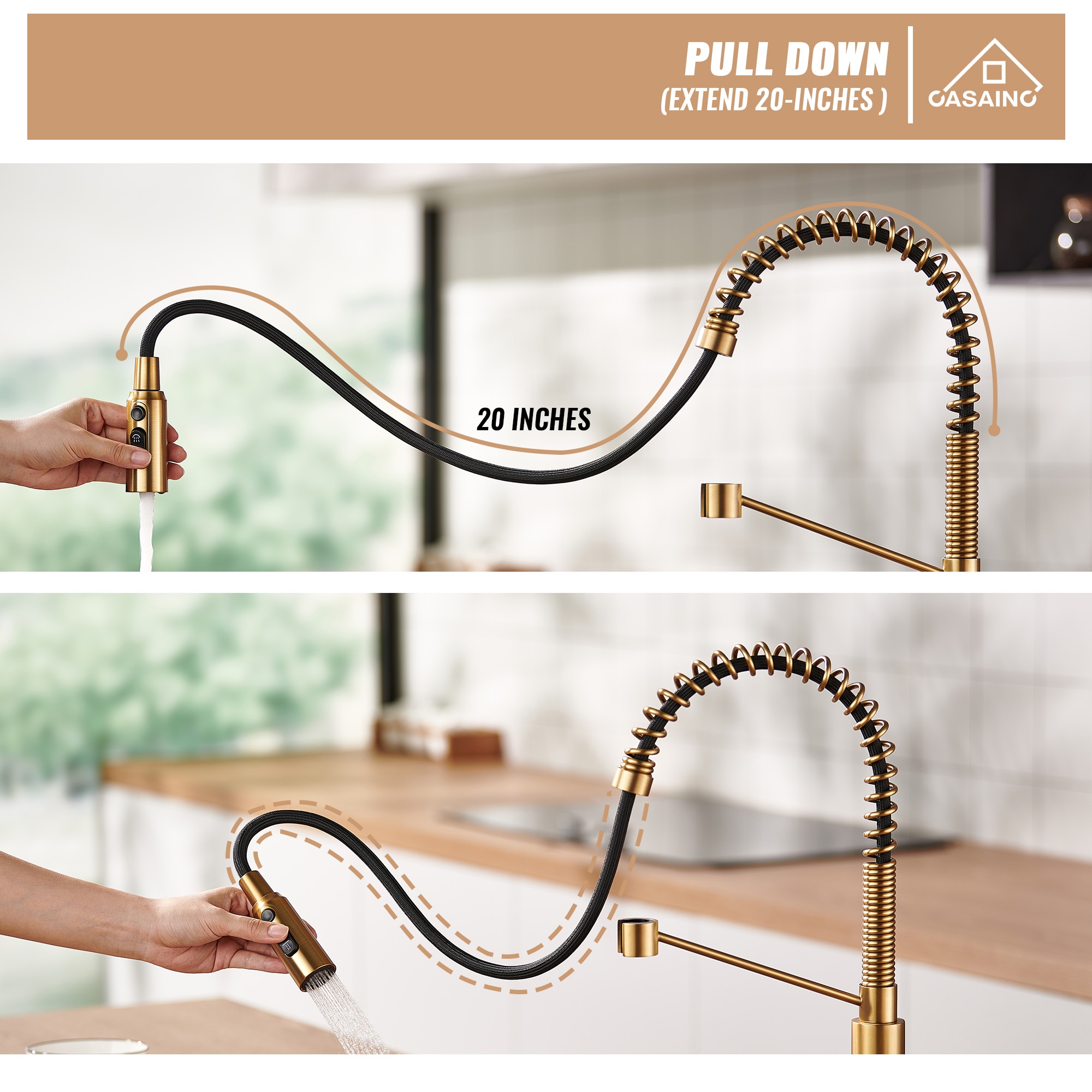 CASAINC BWE-A-95010-ORB Kitchen-Faucets - View #7