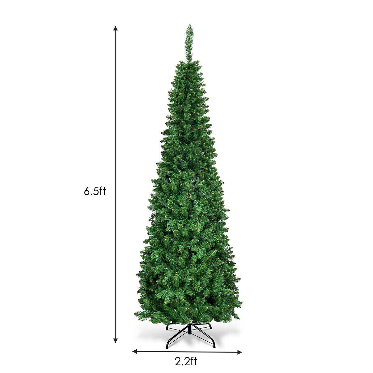 WELLFOR CM-HWY-22074 Artificial-Christmas-Trees - View #5