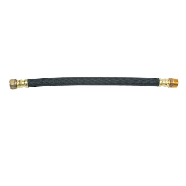 3/4 in. MIP x 3/4 in. FIP x 15 in. Polymer Braided Water Heater Connector (0.57 in. I.D.) 3/4 in. MIP x 3/4 in. FIP x 15 in. Polymer Braided Water Heater Connector (0.57 in. I.D.)