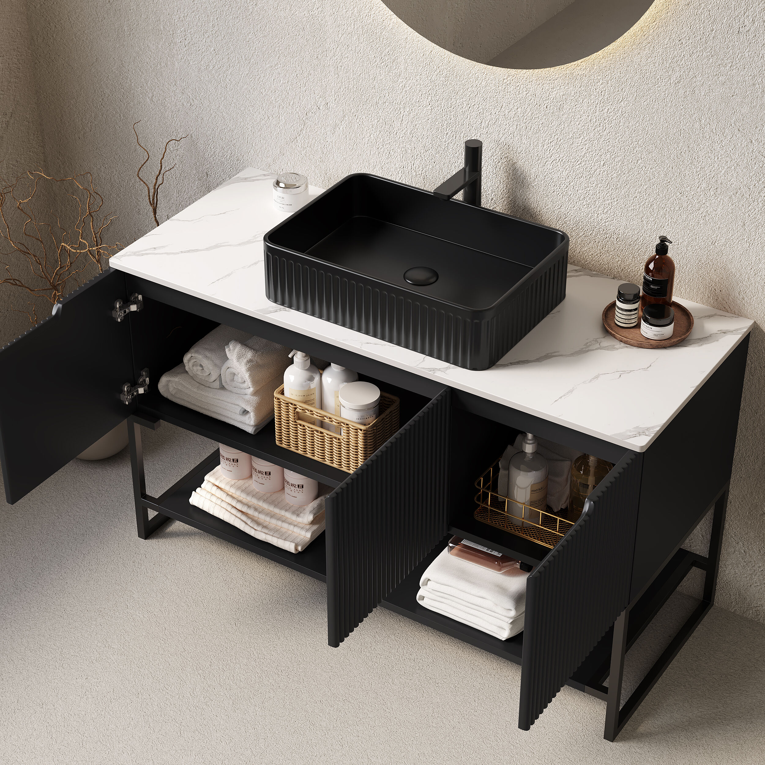 LOVMOR SF-H-W2615S00089 Bath-Vanity-Combo - View #2