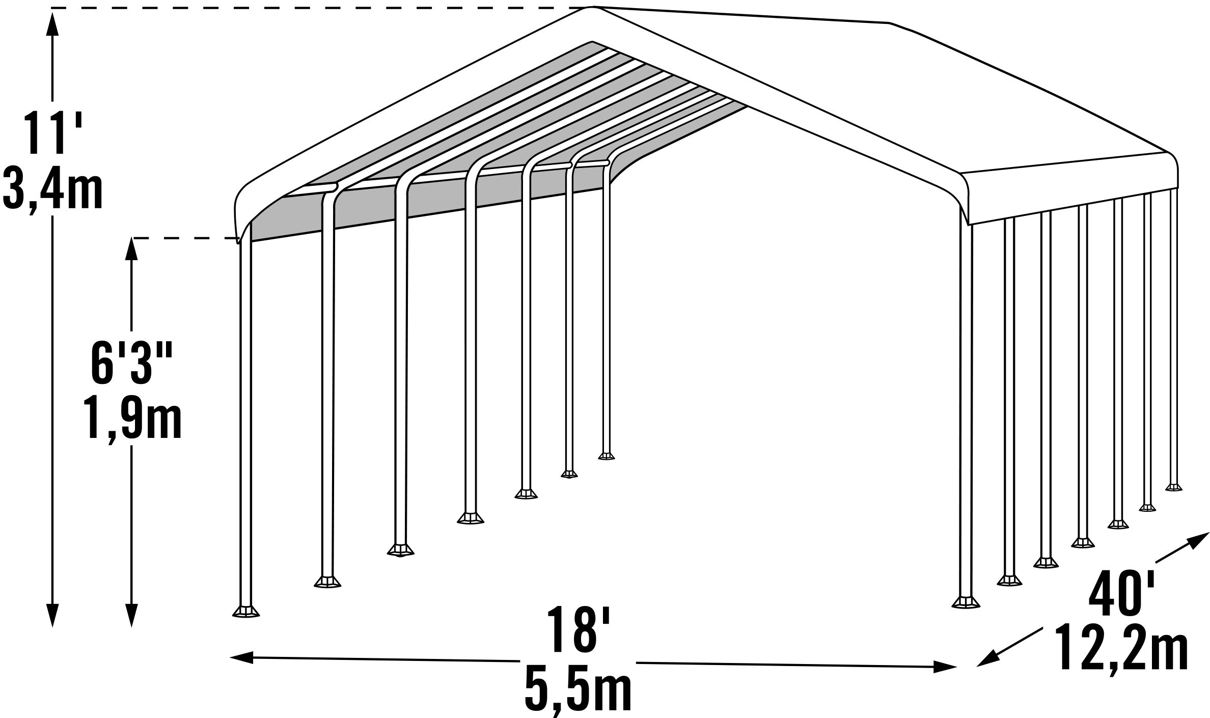 ShelterLogic 26764 Carport-Covers - View #13