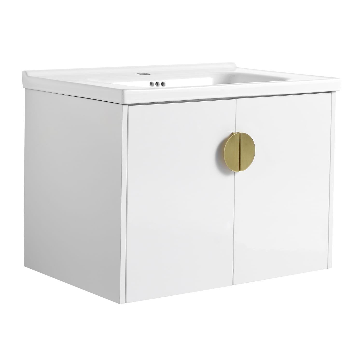 Streamdale Furniture Streamdale 28 Inch Soft Close Doors Bathroom Vanity With Sink For Small Bathroom