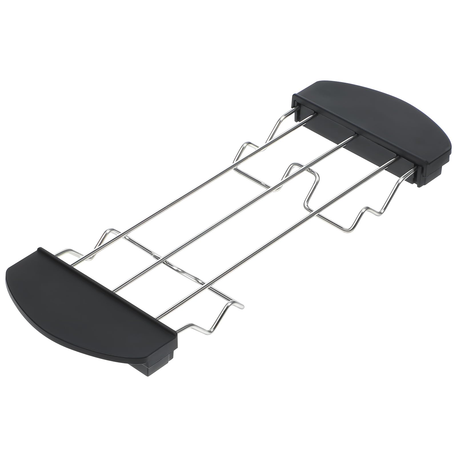 Aoibox  Stainless Steel Toaster Grill Rack with Heat Resistant Handles Universal Fit Dishwasher Safe 10 43 in