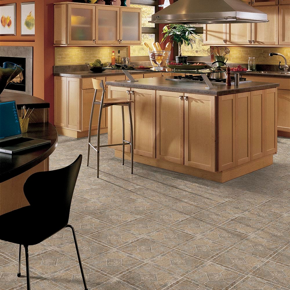 Armstrong Flooring Multicolor Bronze Wood Look 2.6-mil x 12-in W x 12 ...