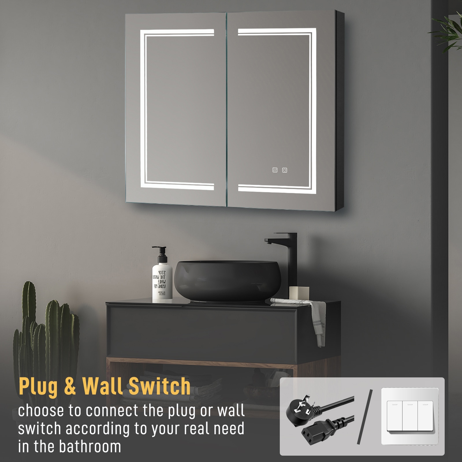 Winado LO1G52001659 Bathroom-Medicine-Cabinets - View #2