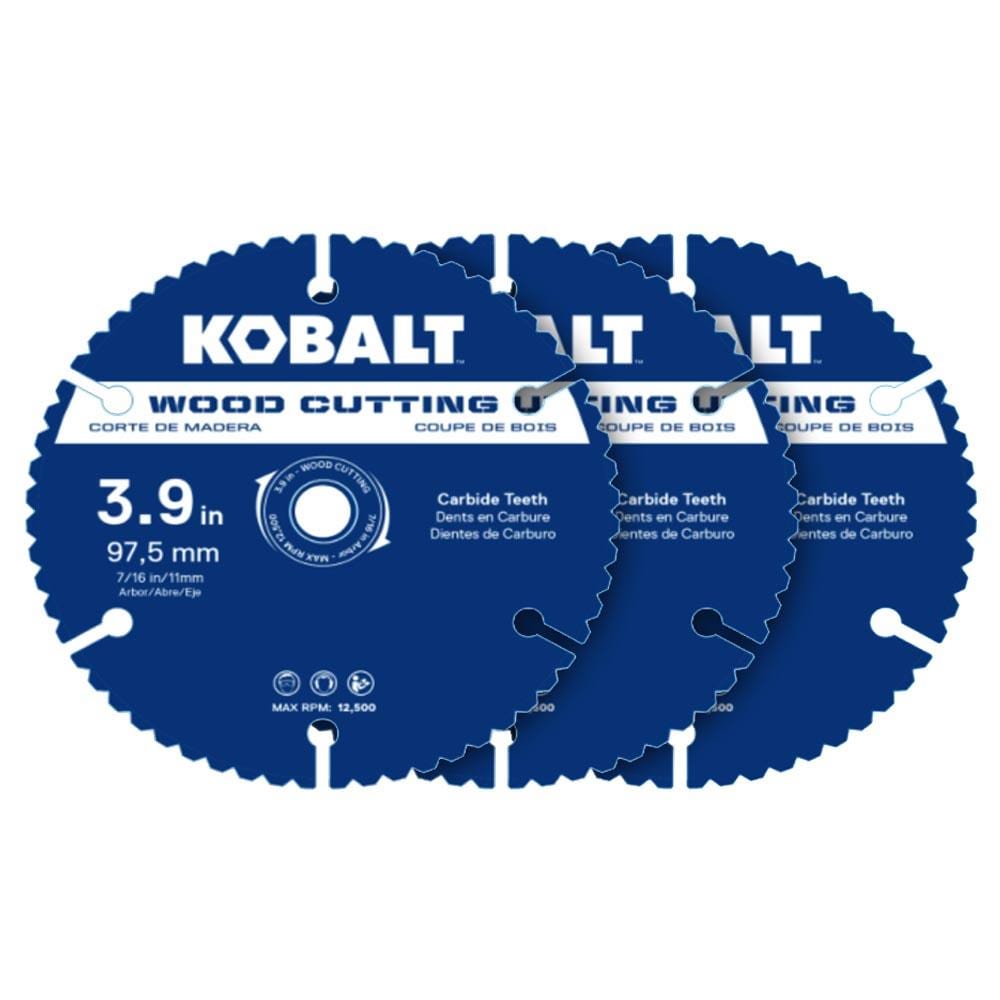 4-in Rough Finish High-speed Steel Circular Saw Blade Set (3-Pack) | - Kobalt KMCA 3WCB-03