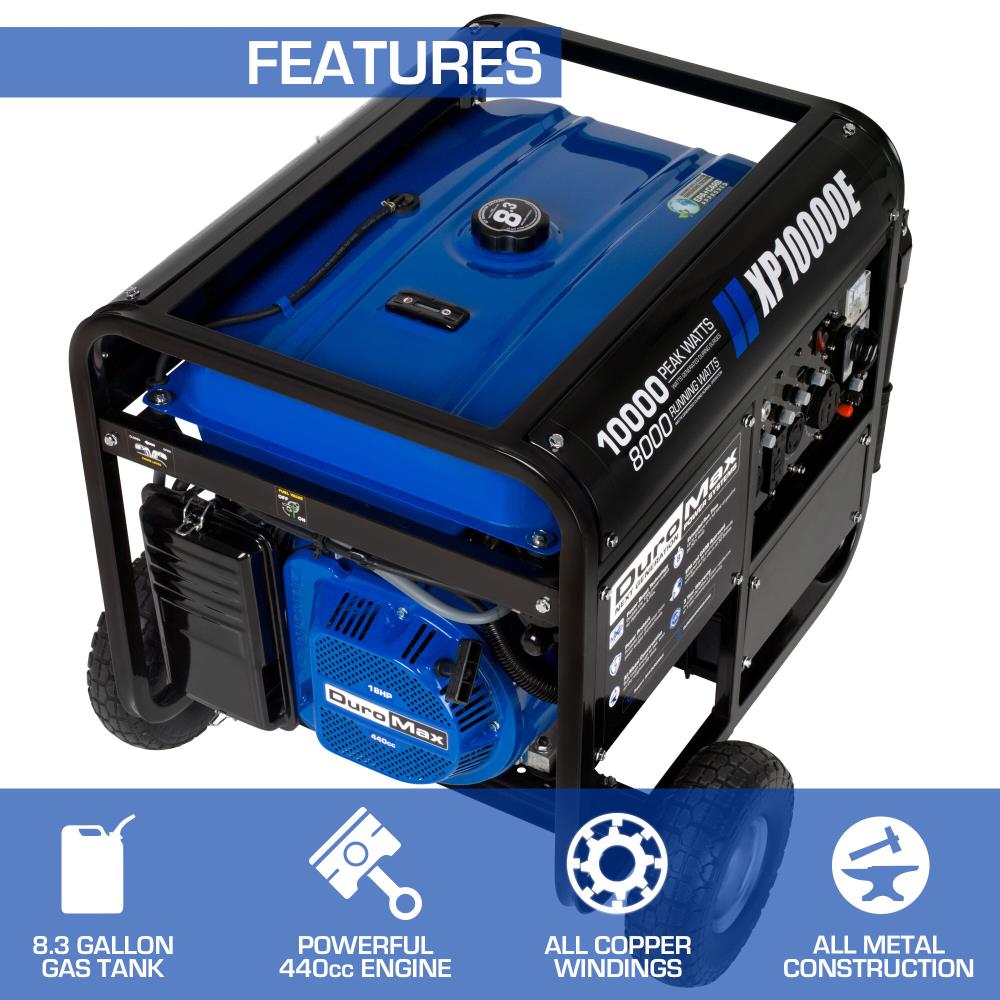 DuroMax XP10000E Portable-Generators - View #3