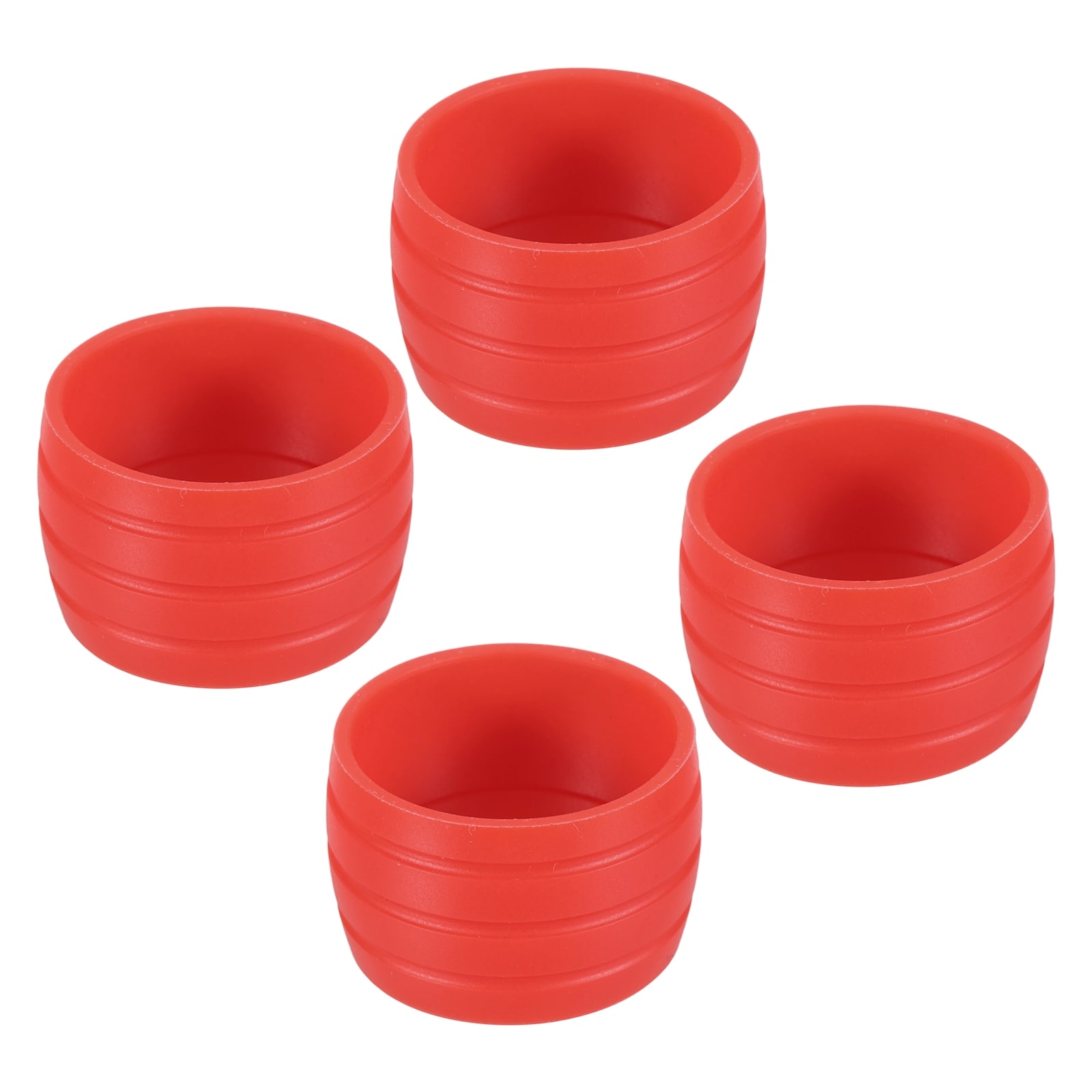 Unique Bargains - 4pcs Bike Handlebar Tape Fixing Loops Bike Grip Tape Fixing Loop Anti Skid Sili...