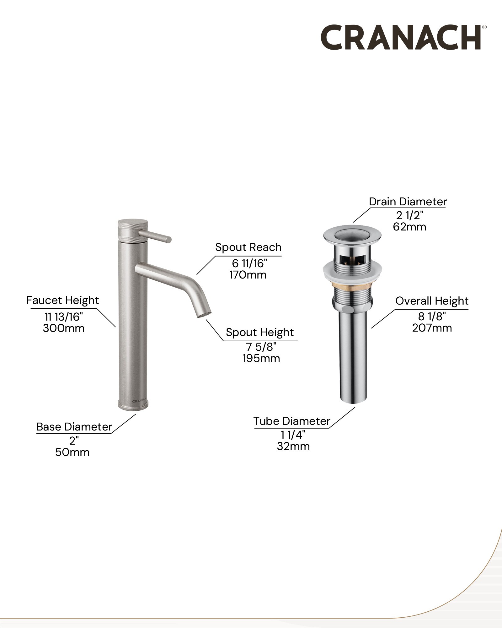 CRANACH C50.AN02.BN Lavatory-Faucets - View #7
