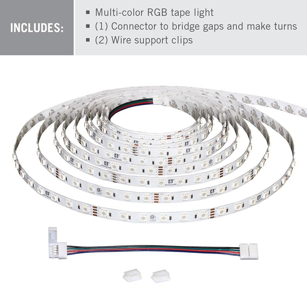 Armacost Lighting Low Voltage 10-Watt Black Integrated LED RGB Custom Color Landscape Light