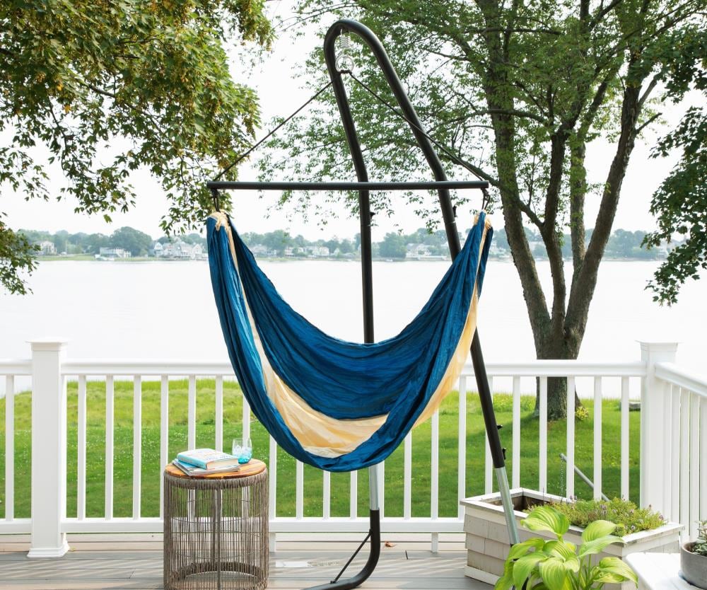 Metal Patio Hammock Stand for Double Hammock – Sol Living